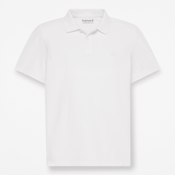 Timberland - Millers River Kurzarm-Polohemd für Herren in Weiß, Herren, Weiß, Größe: XL
