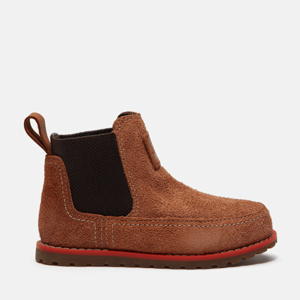 Timberland Timberland - Pokey Pine Pull-On Boot for Toddler in Brown/Dark Brown, Brown