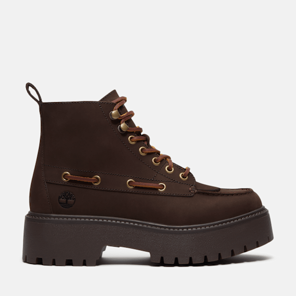 Timberland Timberland - Stone Street Platform Kiltie Boot for Women in Dark Brown, Woman, Brown