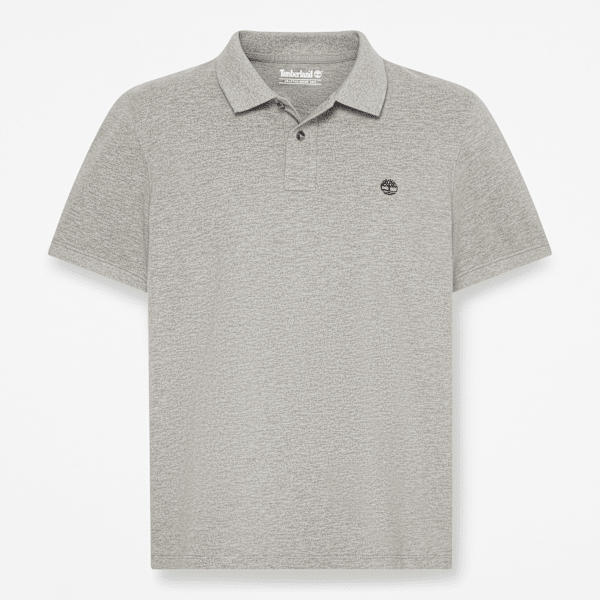 Timberland - Millers River Kurzarm-Polohemd für Herren in Grau, Herren, Grau, Größe: 3XL