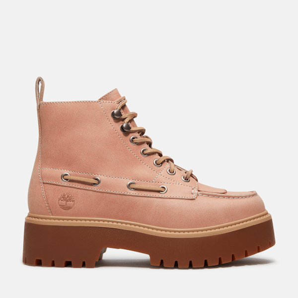 Timberland Timberland - Stone Street Platform Kiltie Boot for Women in Light Pink, Woman, Pink