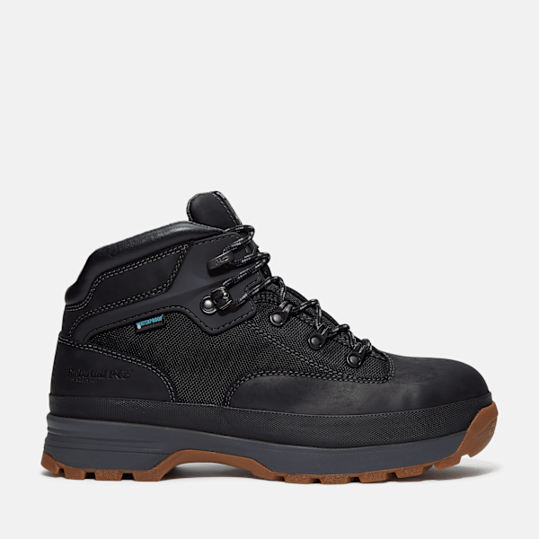Timberland Timberland - Timberland PRO Euro Hiker XT Waterproof Mid Boot for Men in Black, Man, Black