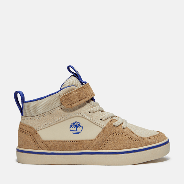 Timberland Timberland - Stone Jump Mid Hook-and-Loop Trainer for Toddler in Beige, Beige
