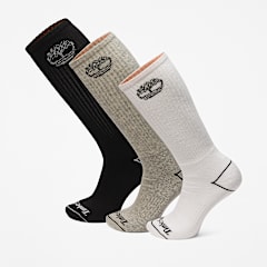 Pack de 3 pares de calcetines Bowden acolchados con logotipo del árbol en Varios colores