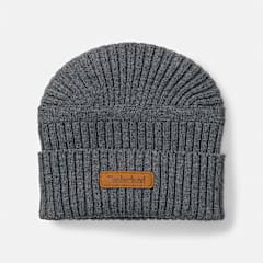 Gulf Beach Ribbed Beanie in Dark Grey