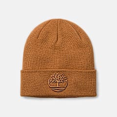 3D Embroidered Beanie in Yellow