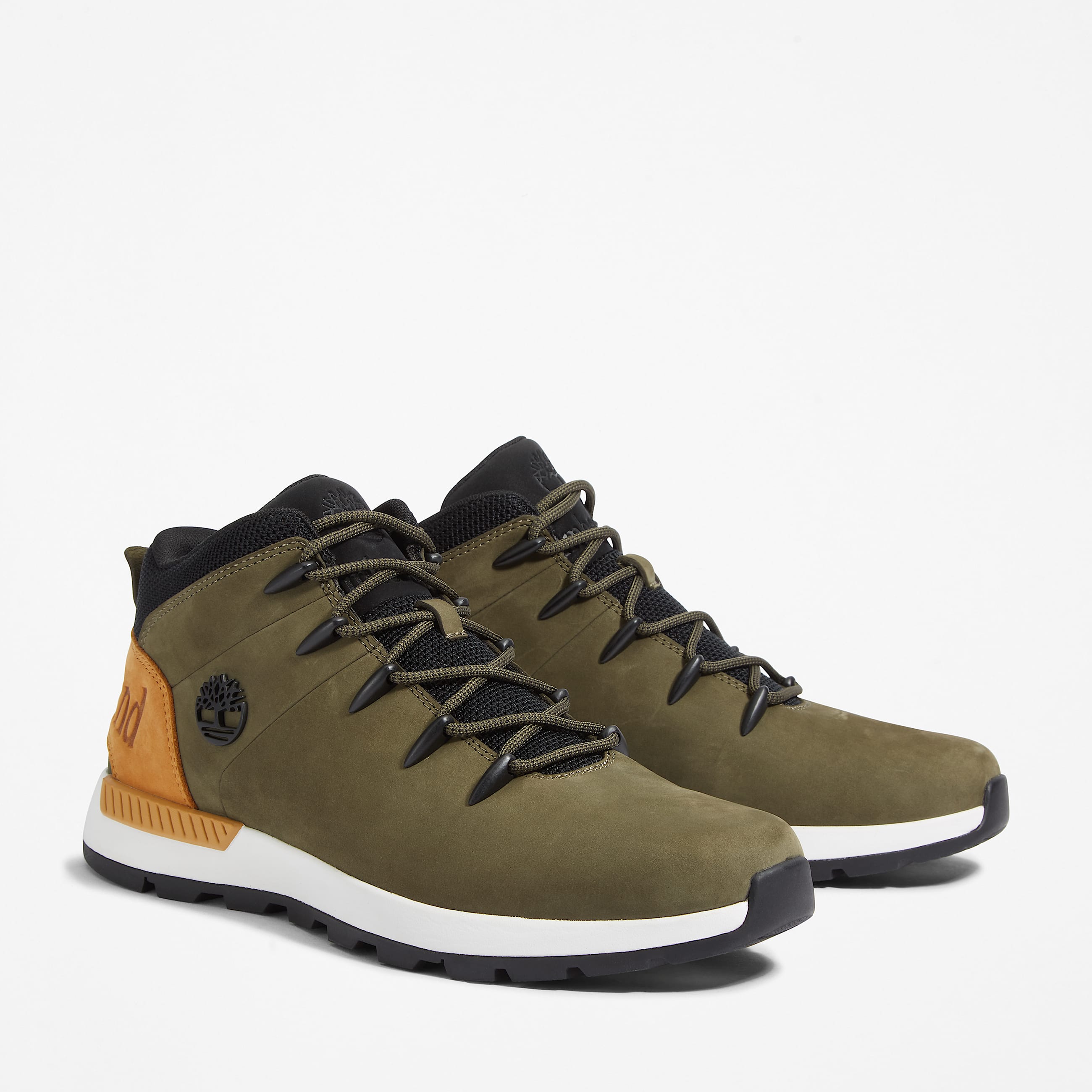Sprint Trekker Halfhoge Sneaker voor heren in donkergroen TBL groen ALT3