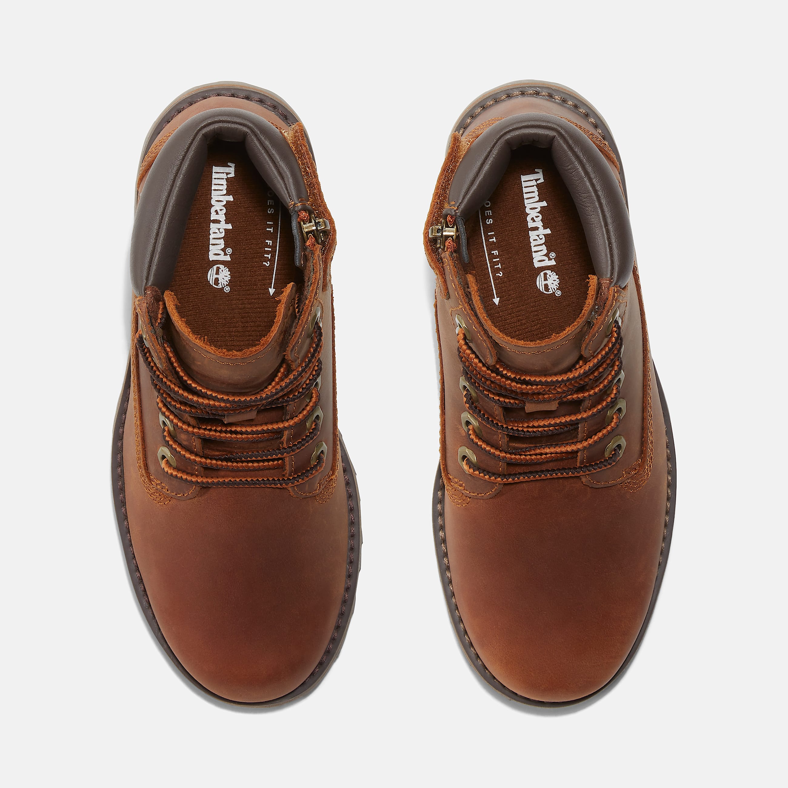 Courma Kid Laceup Boot for Junior in Brown TBL Brown ALT1