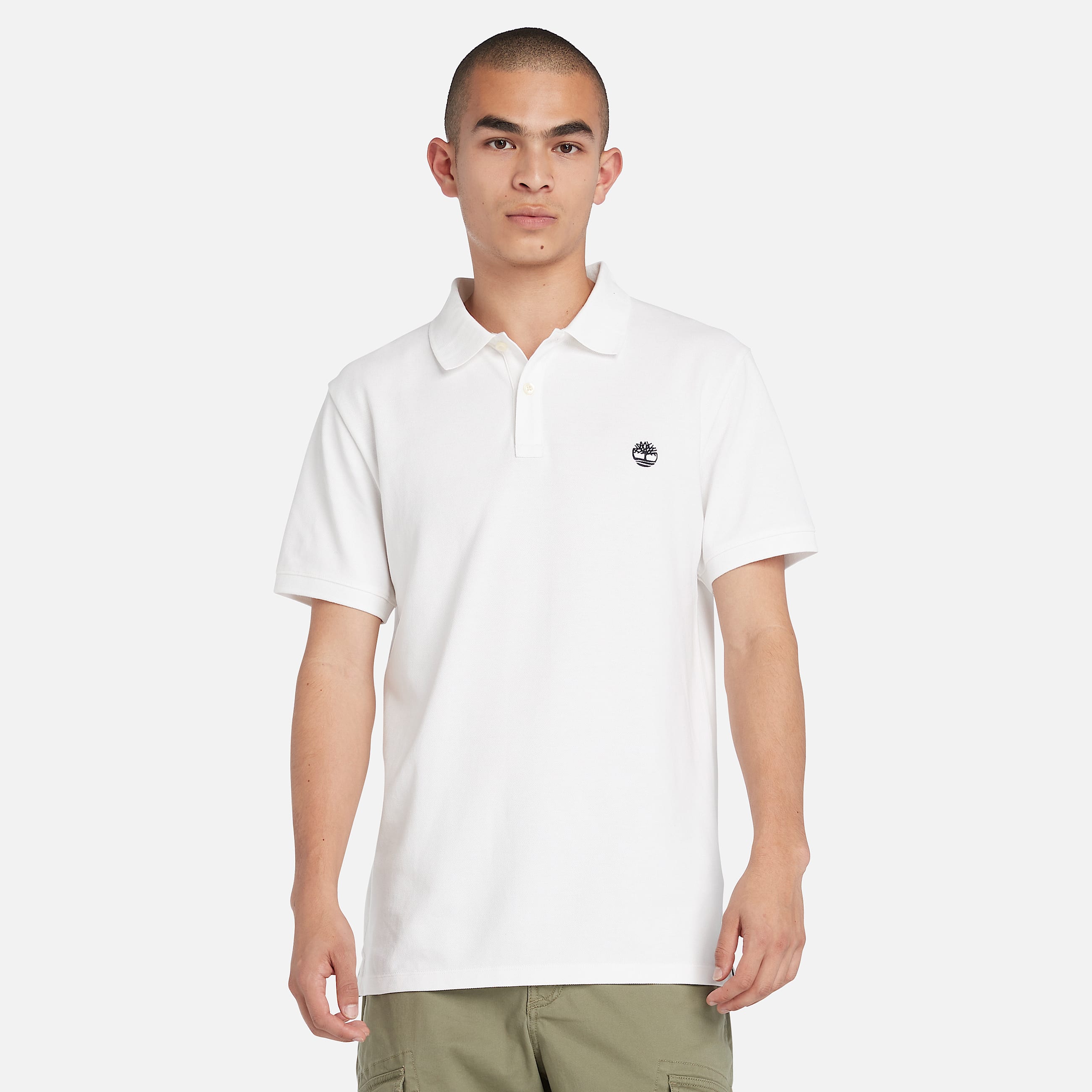 Oyster River KurzarmPolohemd fr Herren in Wei TBL Wei HERO