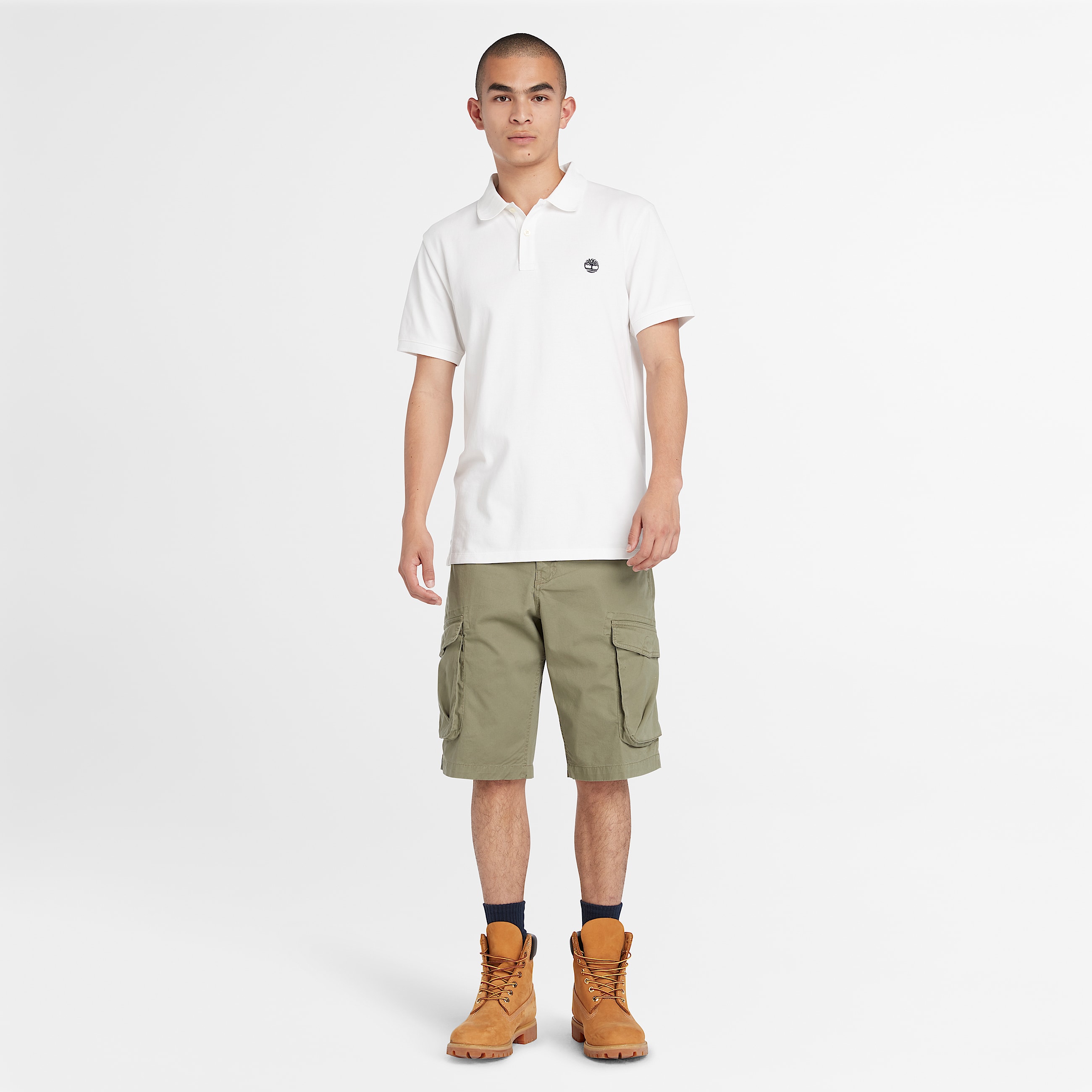 Oyster River KurzarmPolohemd fr Herren in Wei TBL Wei ALT1