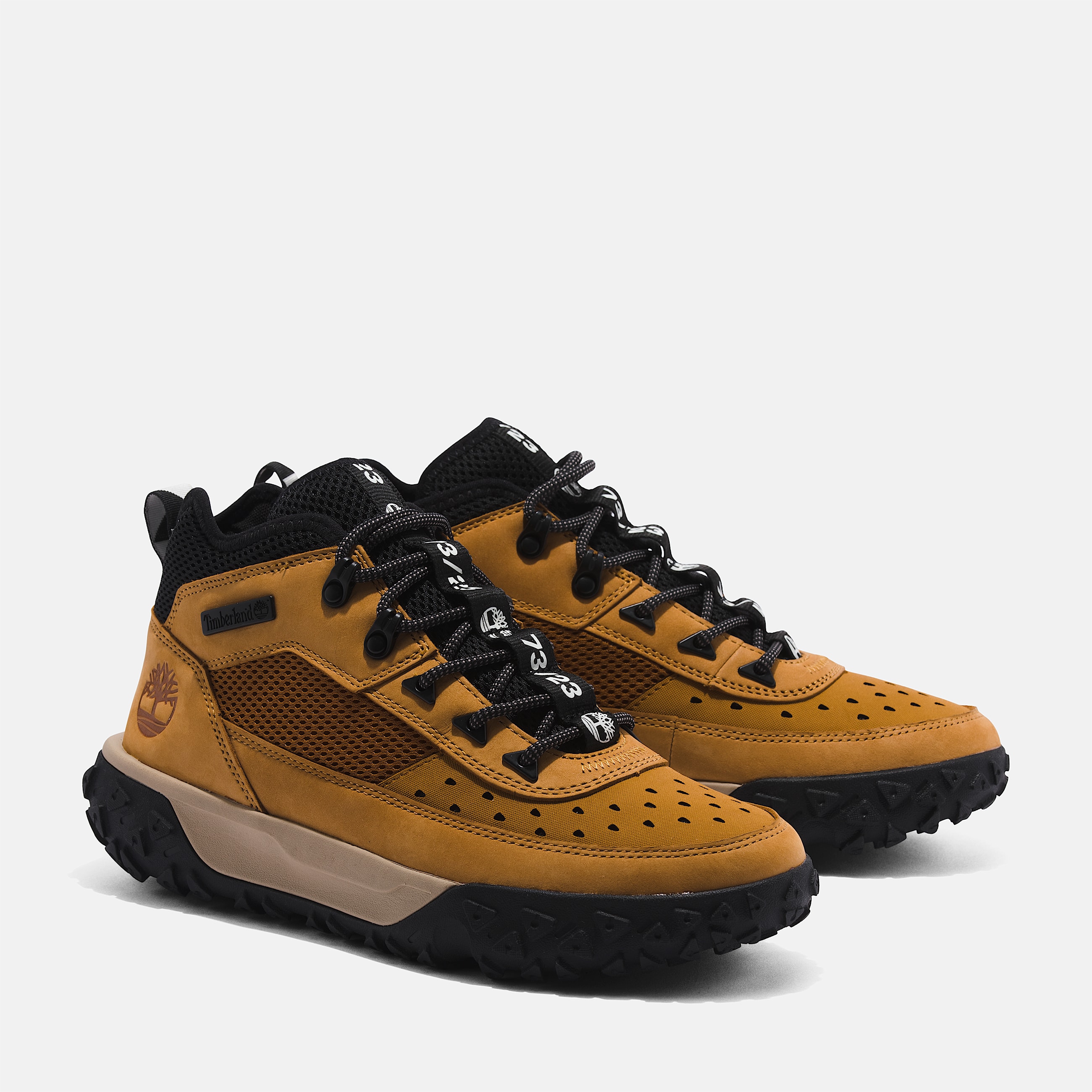 Greenstride Motion 6 Mid Trainer for Men in Yellow TBL Yellow ALT3