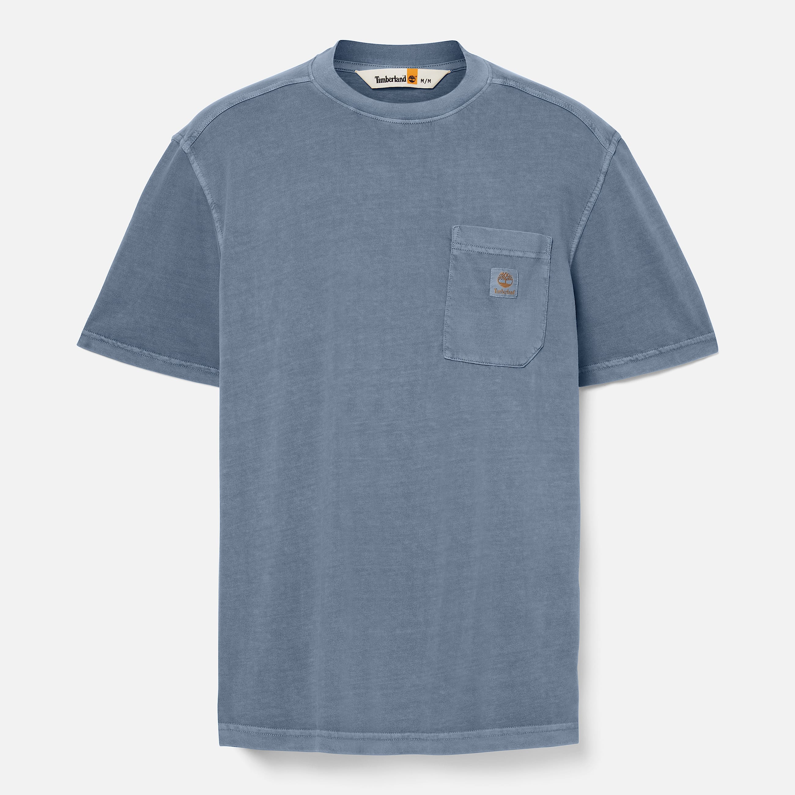 Merrymack River Garment Dyed Chest Pocket TShirt for Men in Blue TBL Blue ALT4