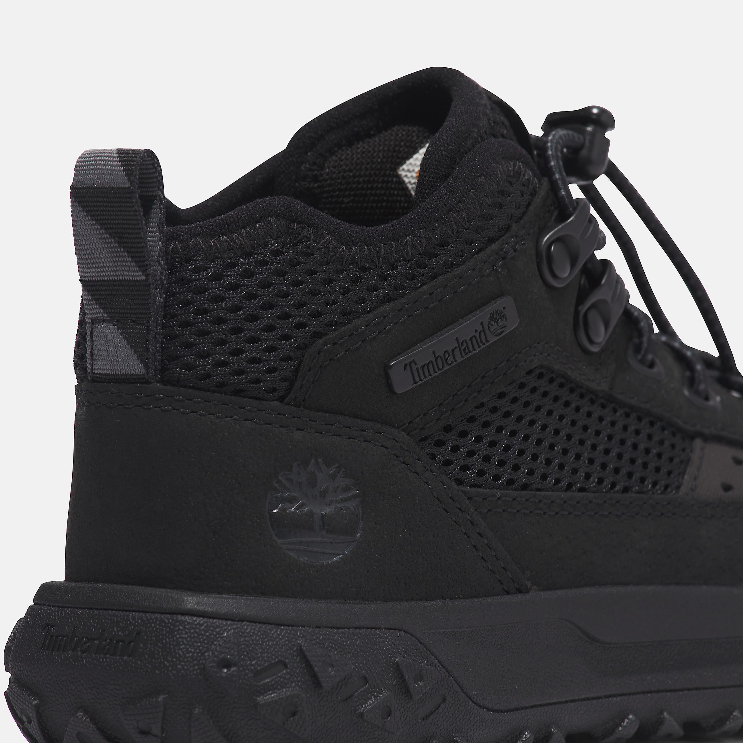 GreenStride Motion 6 Mid Bungee Trainer for Youth in Black TBL Black ALT6