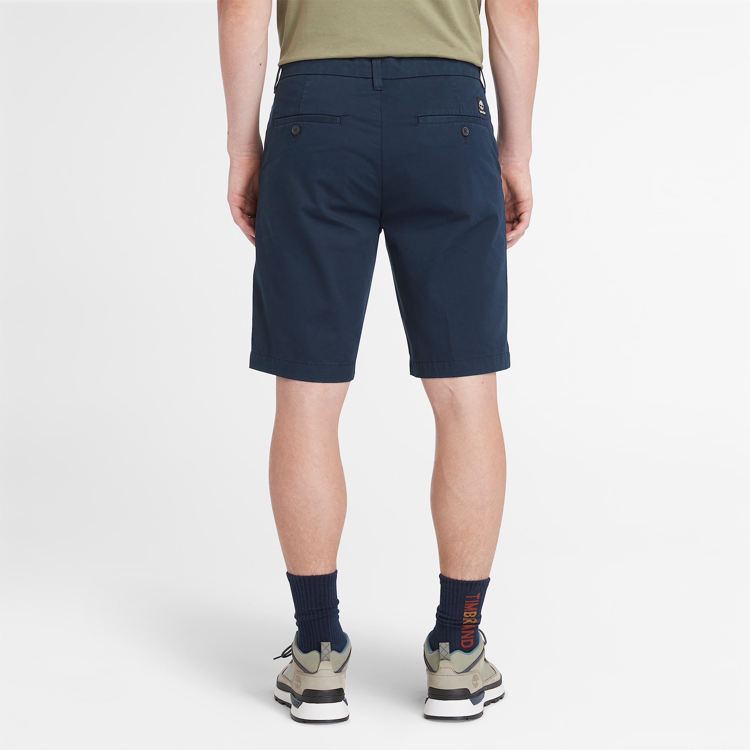 Claremont Twill Chino Shorts fr herr i mrkbl TBL Bl ALT9