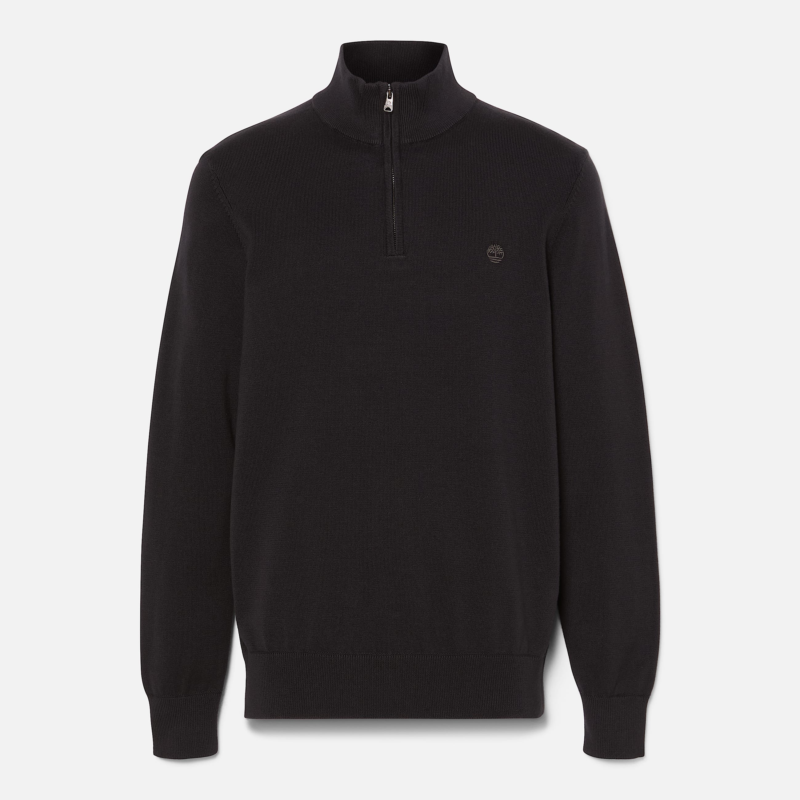 Williams River QuarterZip Jumper for Men in BlackPavement TBL Black ALT10