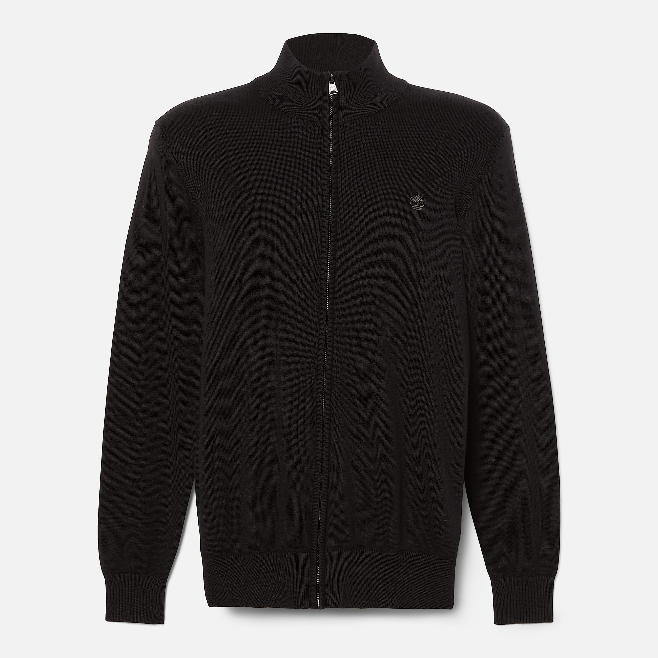 Williams River Cotton FullZip Jumper for Men in Black TBL Black ALT10