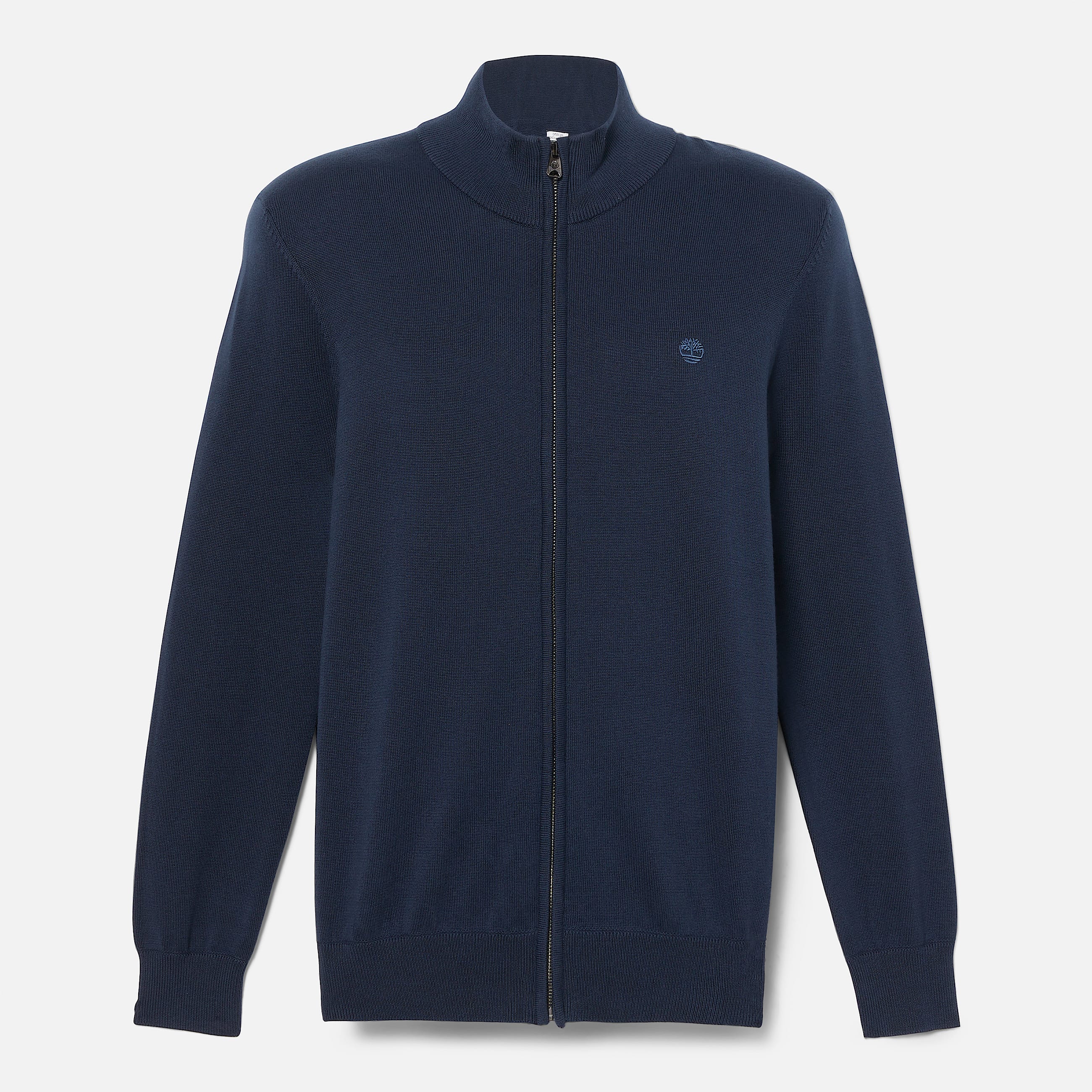 Williams River Cotton FullZip Jumper for Men in Dark Blue TBL Blue ALT10