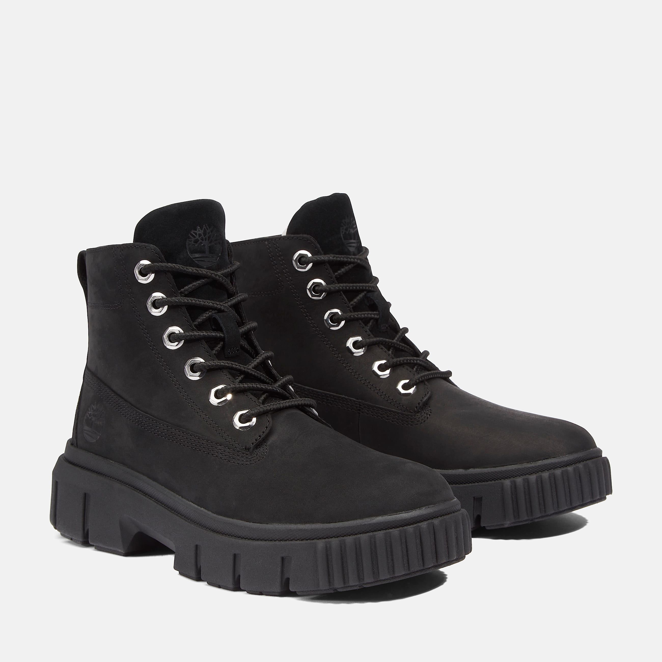 Botas Greyfield de caa media para mujer en negro TBL negro ALT3