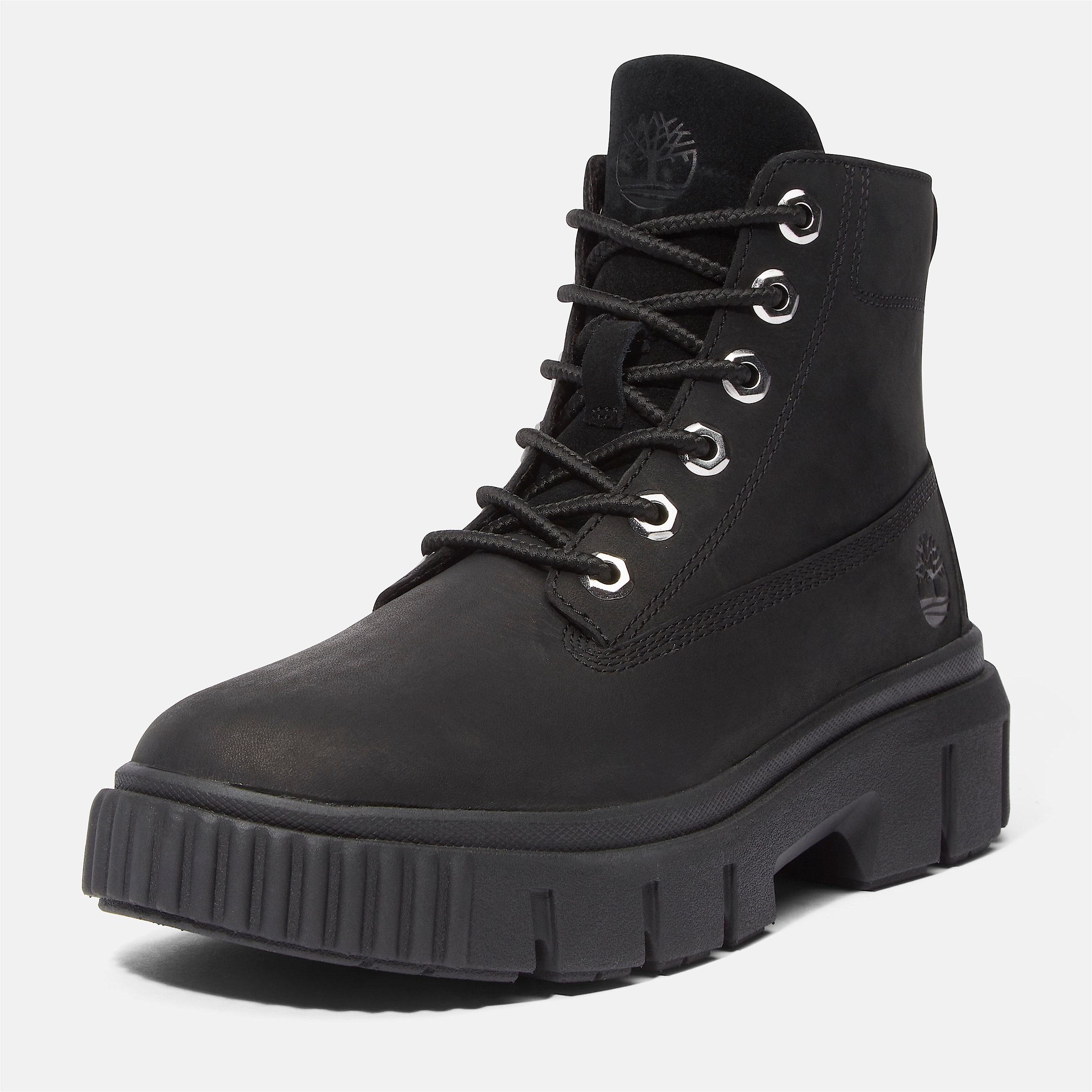 Botas Greyfield de caa media para mujer en negro TBL negro ALT8
