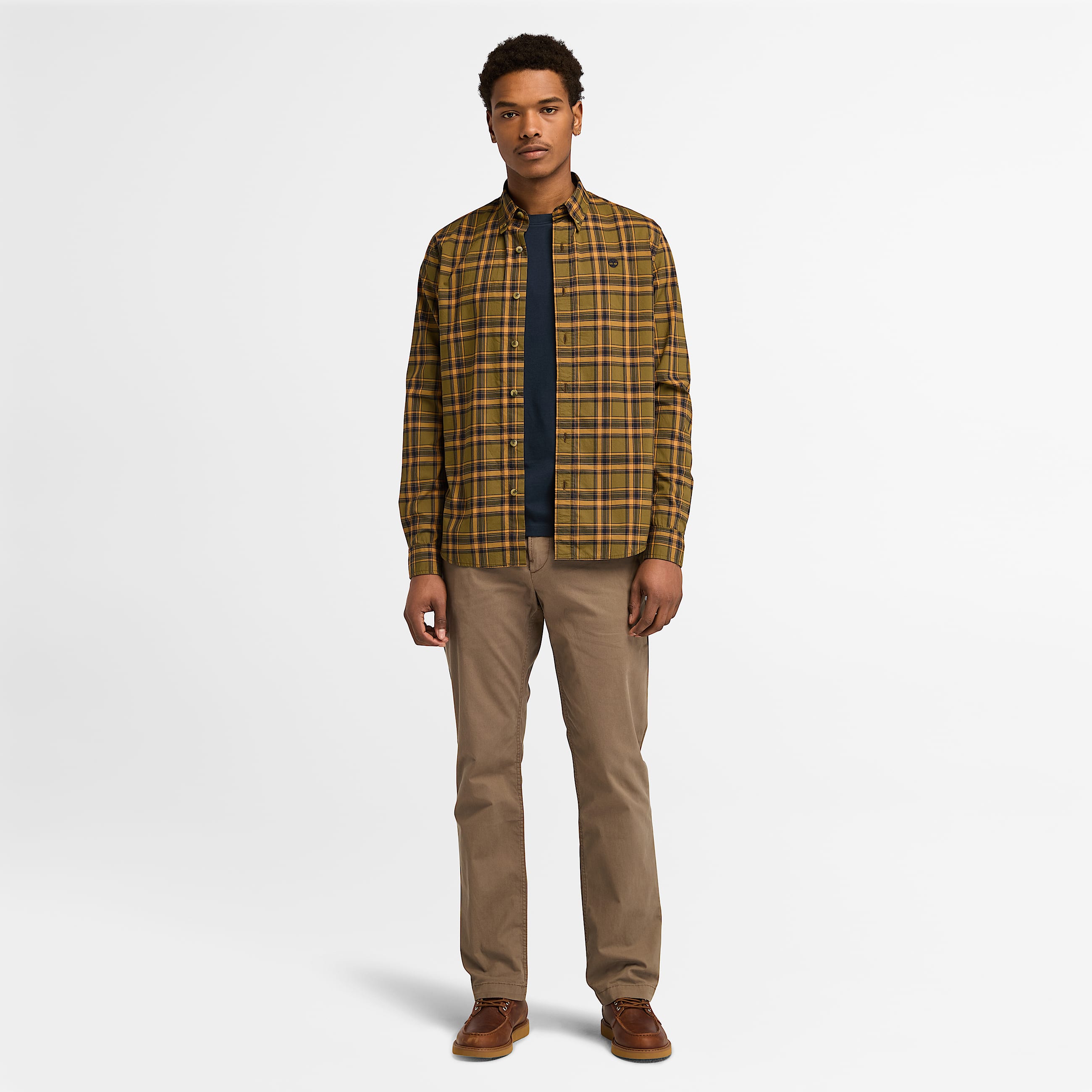 Dunstan River ShortSleeve TShirt for Men in Dark Blue TBL Blue ALT1