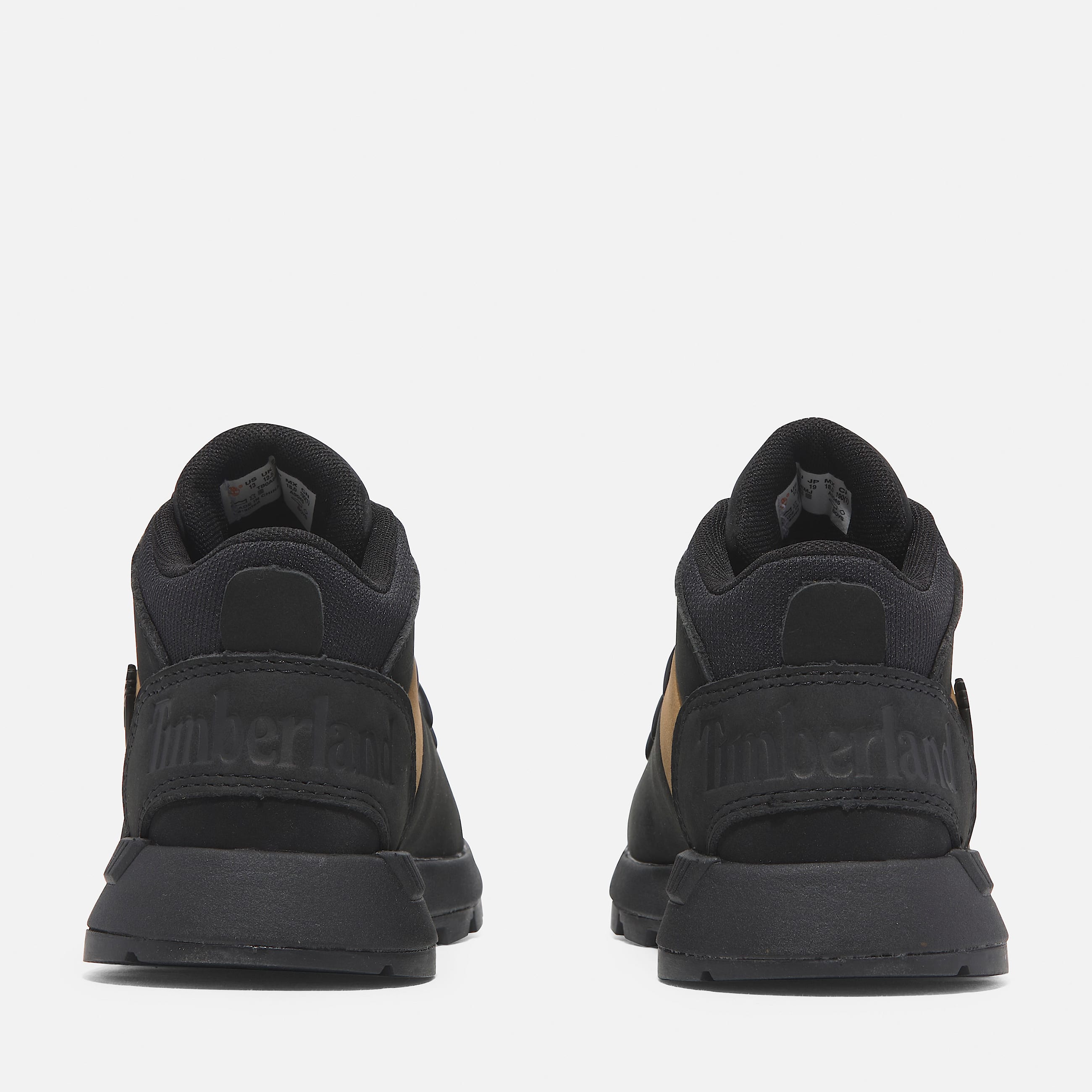 Basket mihaute lastique Sprint Trekker pour enfant en noirjaune TBL noir ALT4