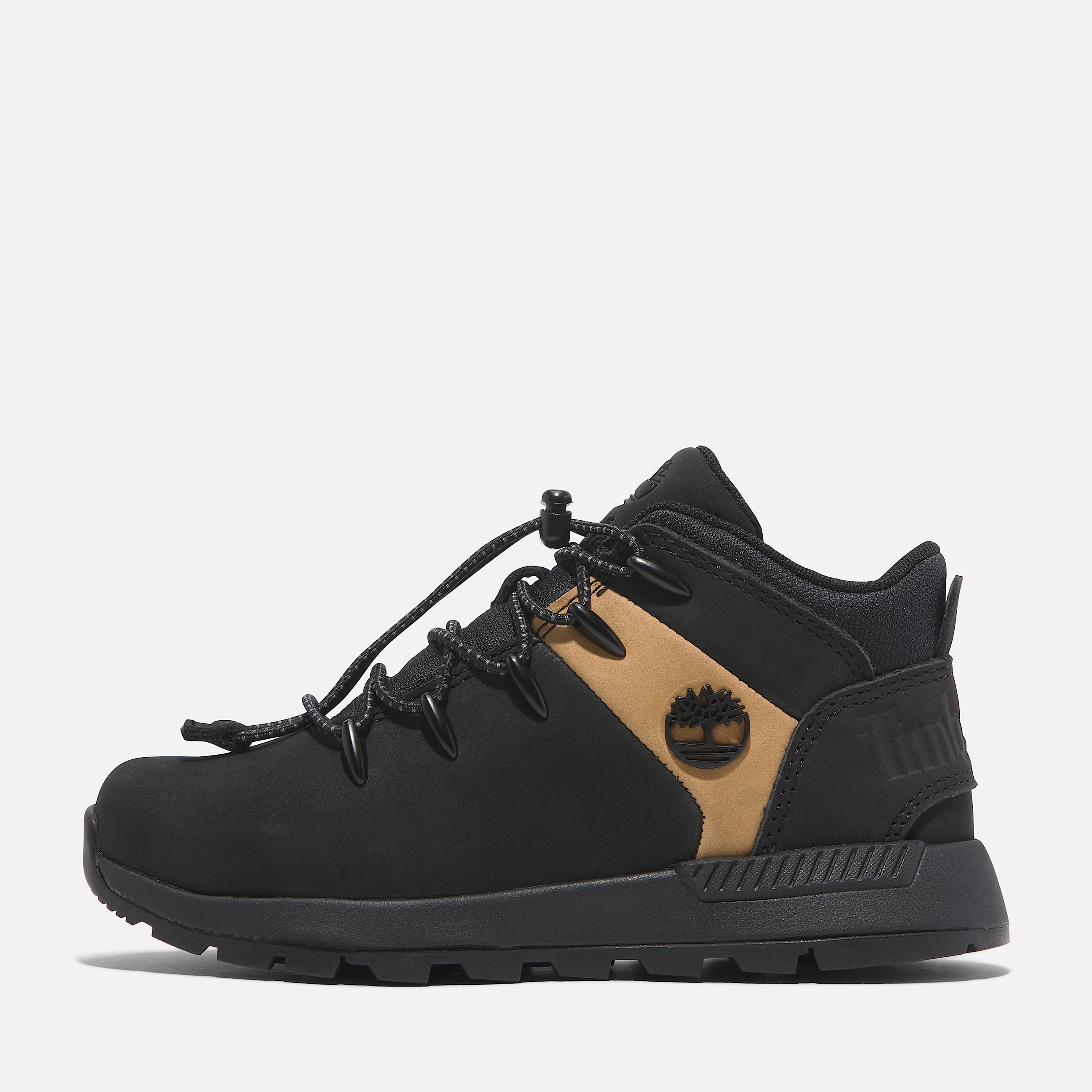 Sprint Trekker Mid Bungee Trainer for Youth in BlackYellow TBL Black ALT7