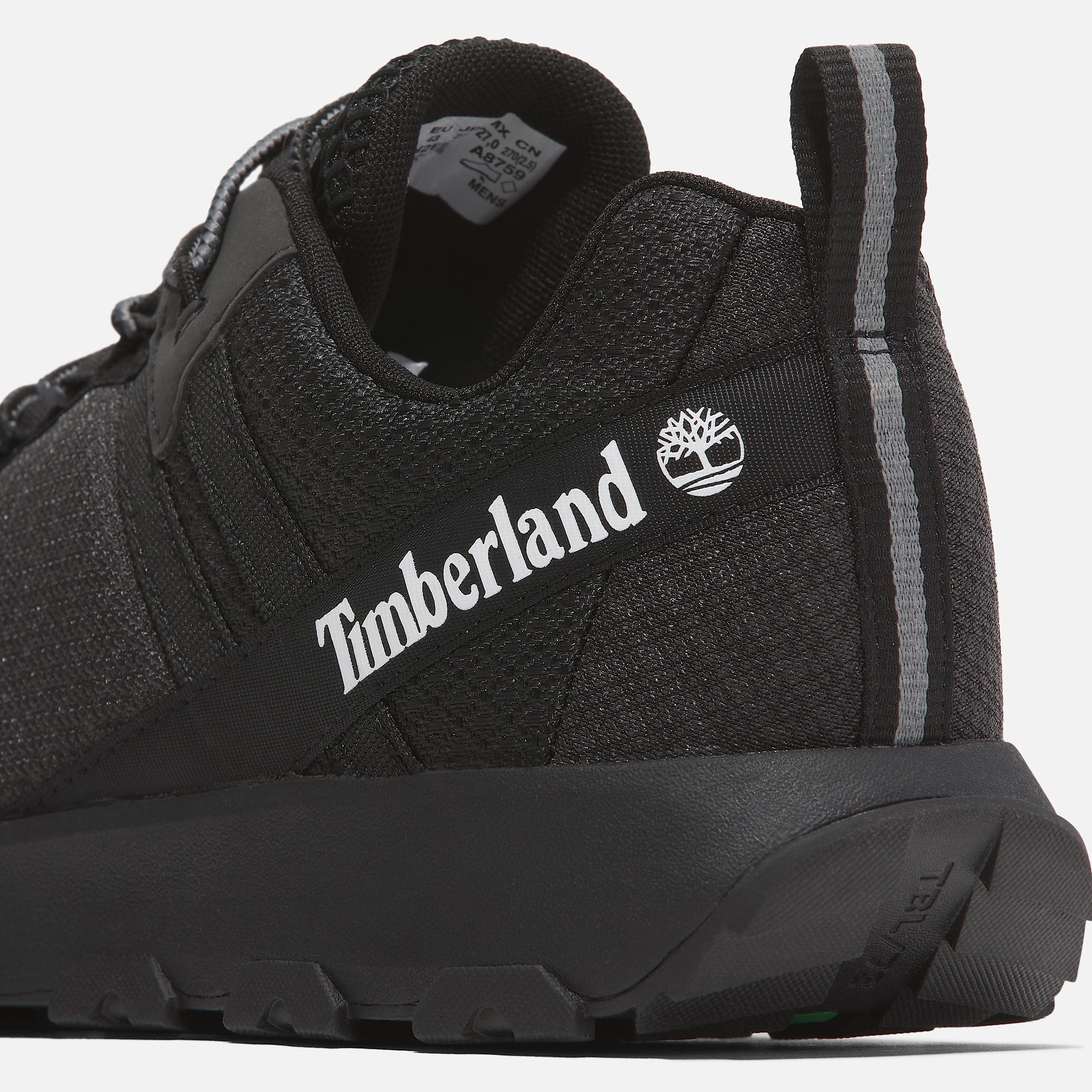 Winsor Trail Waterproof Trainer for Men in Black TBL Black ALT6