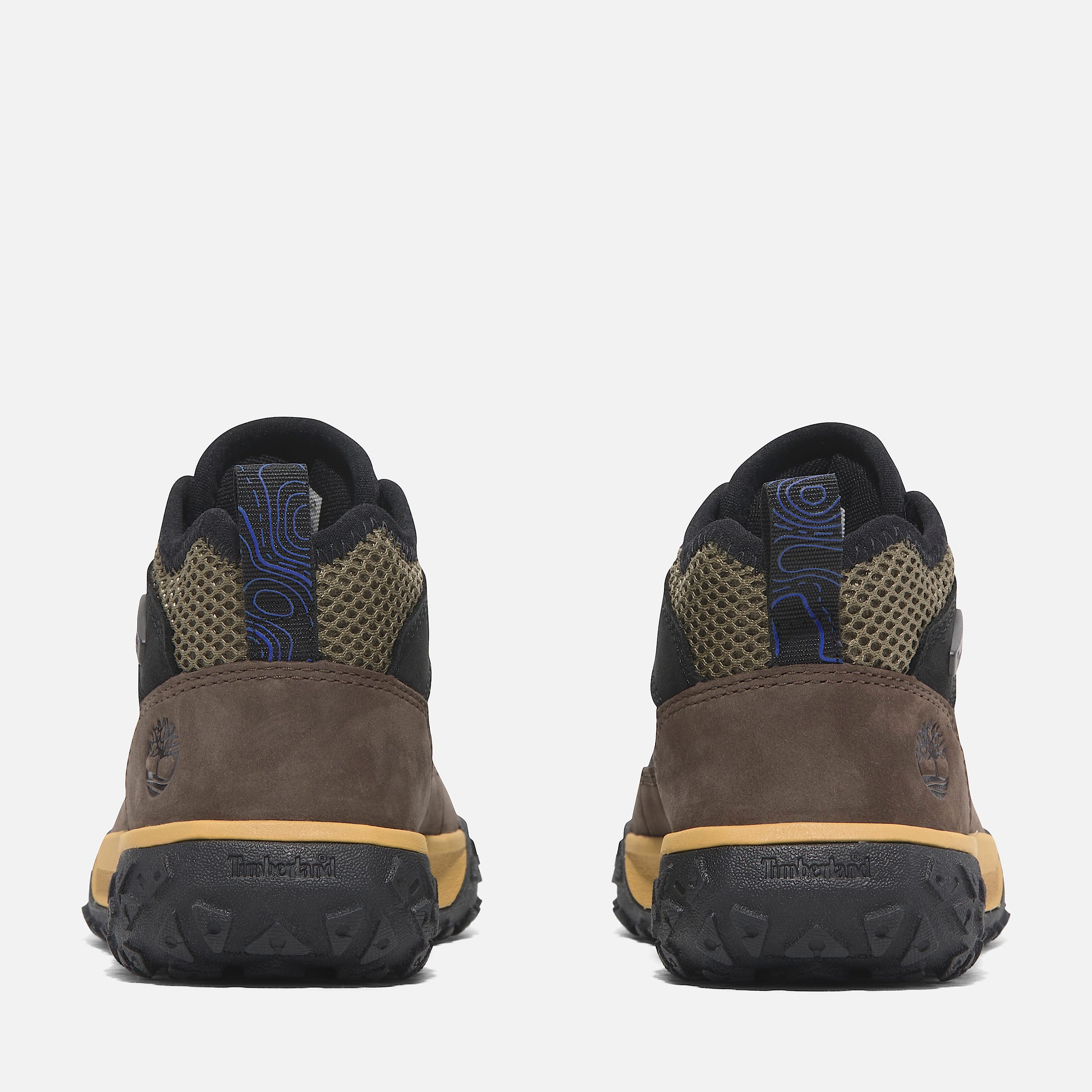 GreenStride Motion 6 Mid Trainer for Junior in BlackBrown TBL Brown ALT4