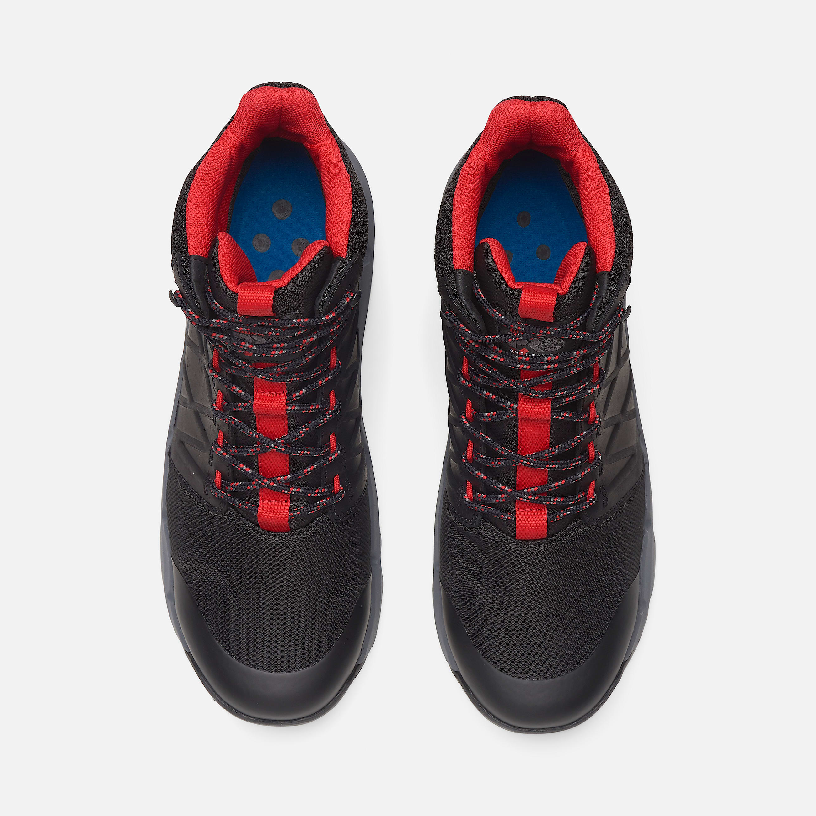 Wasserfester Timberland PRO Morphix 6Inch Work Boot mit Zehenschutz aus Verbundwerkstoff fr Herren in SchwarzRot TBL Schwarz ALT1