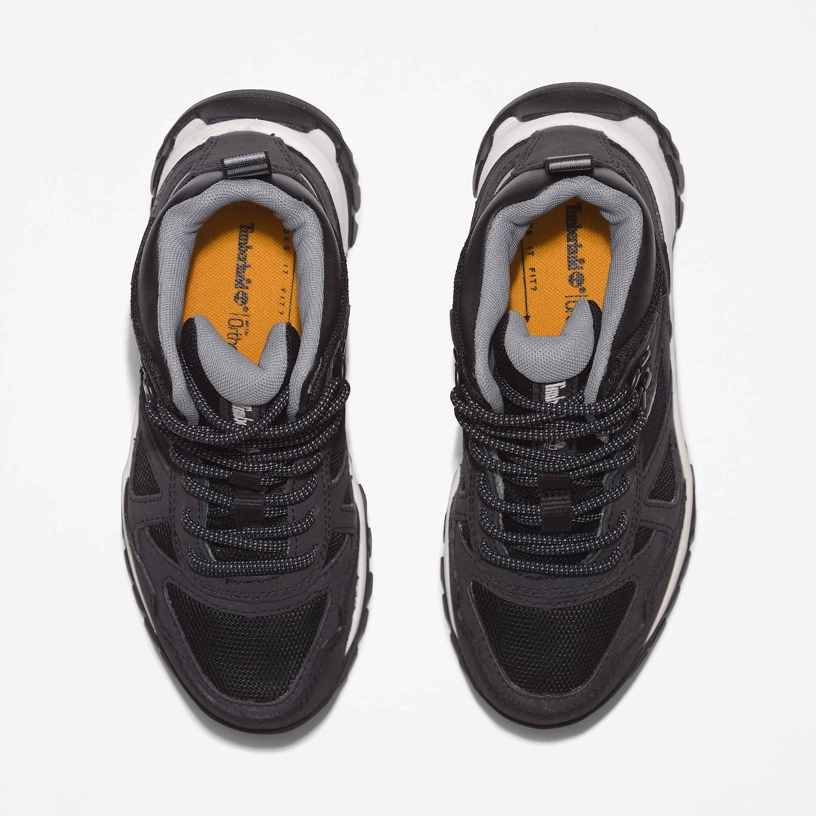 Bottine de randonne  lacets Lincoln Peak pour enfant en noir TBL noir ALT1