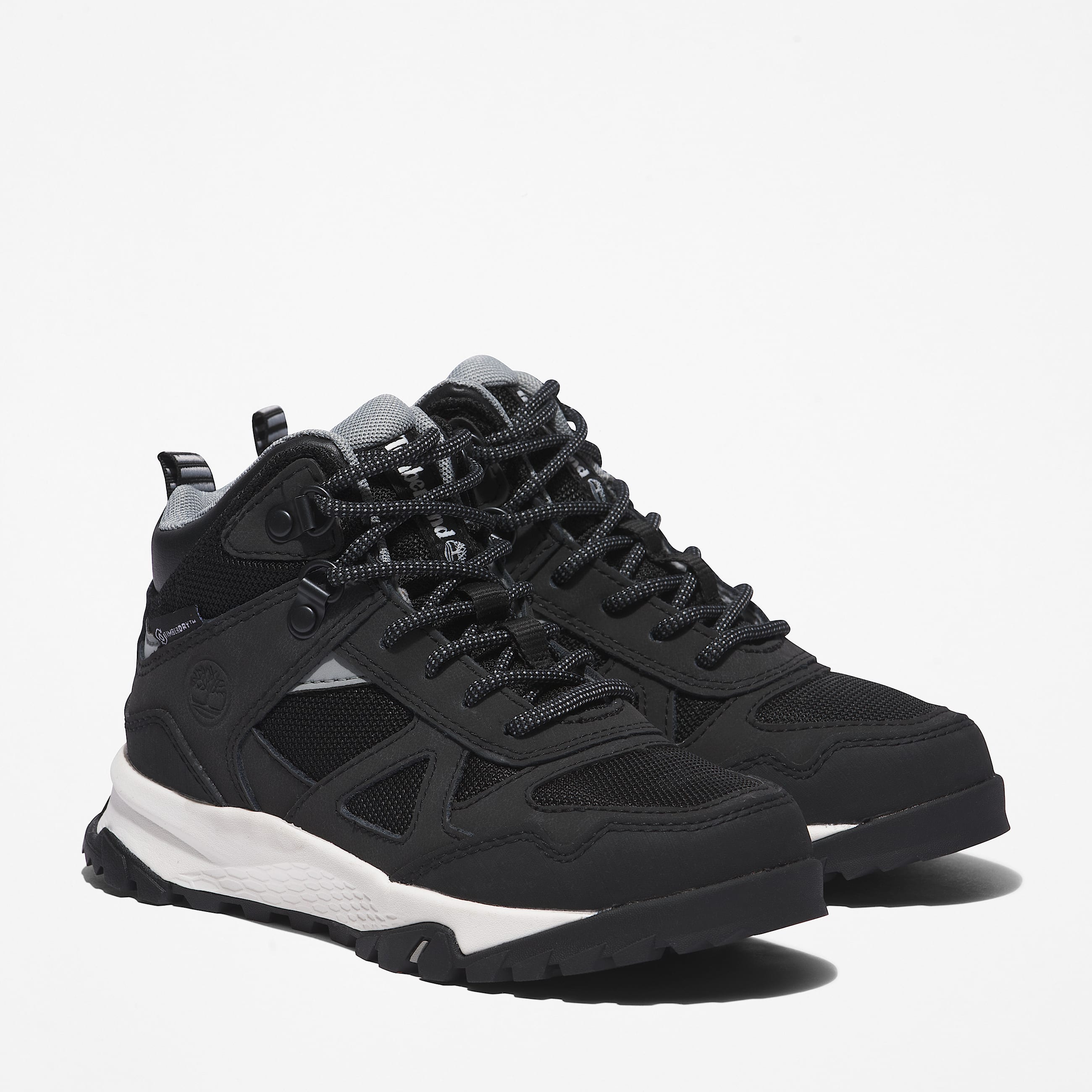 Bottine de randonne  lacets Lincoln Peak pour enfant en noir TBL noir ALT3