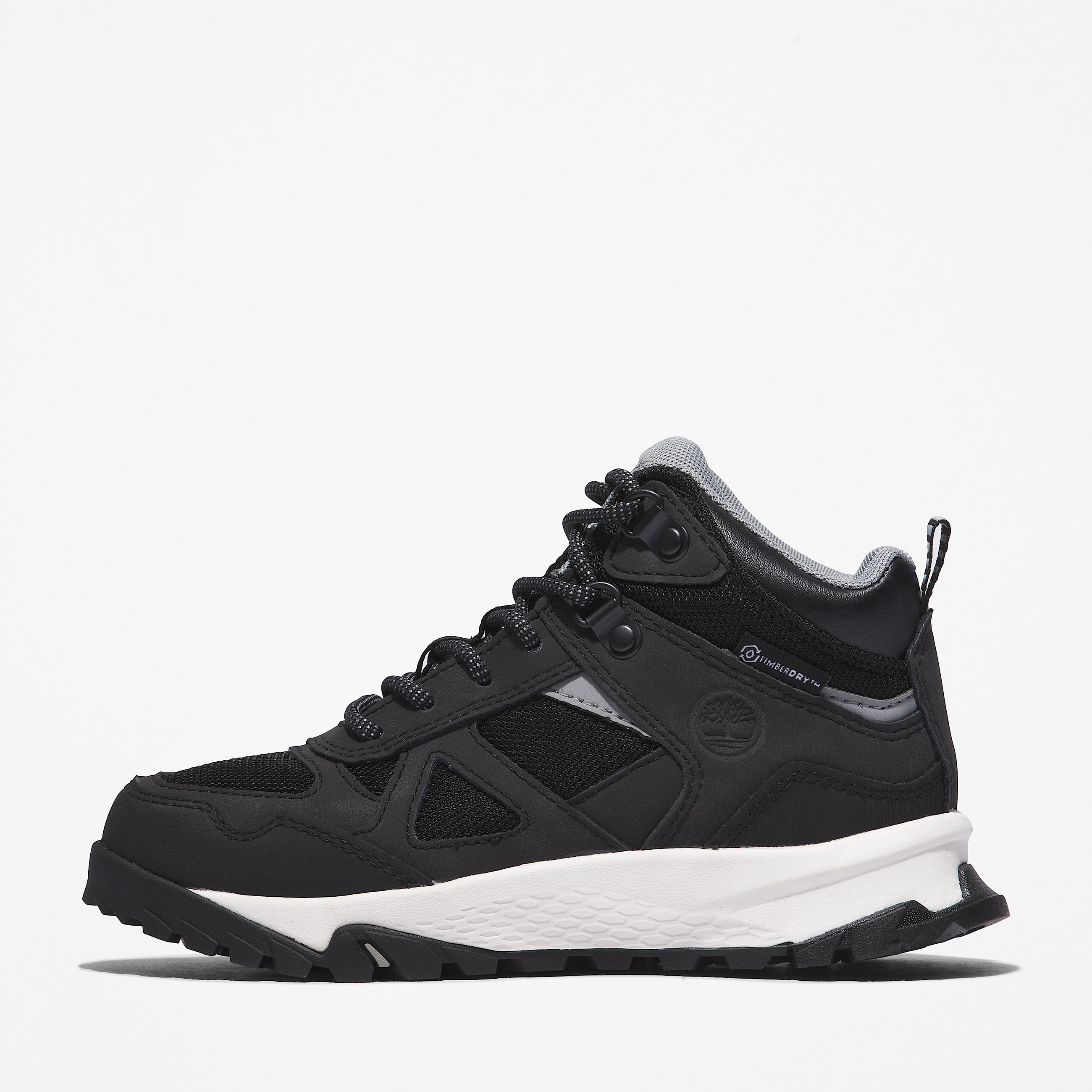 Lincoln Peak Mid Waterproof Hiking Boot for Junior in Black TBL Black ALT7