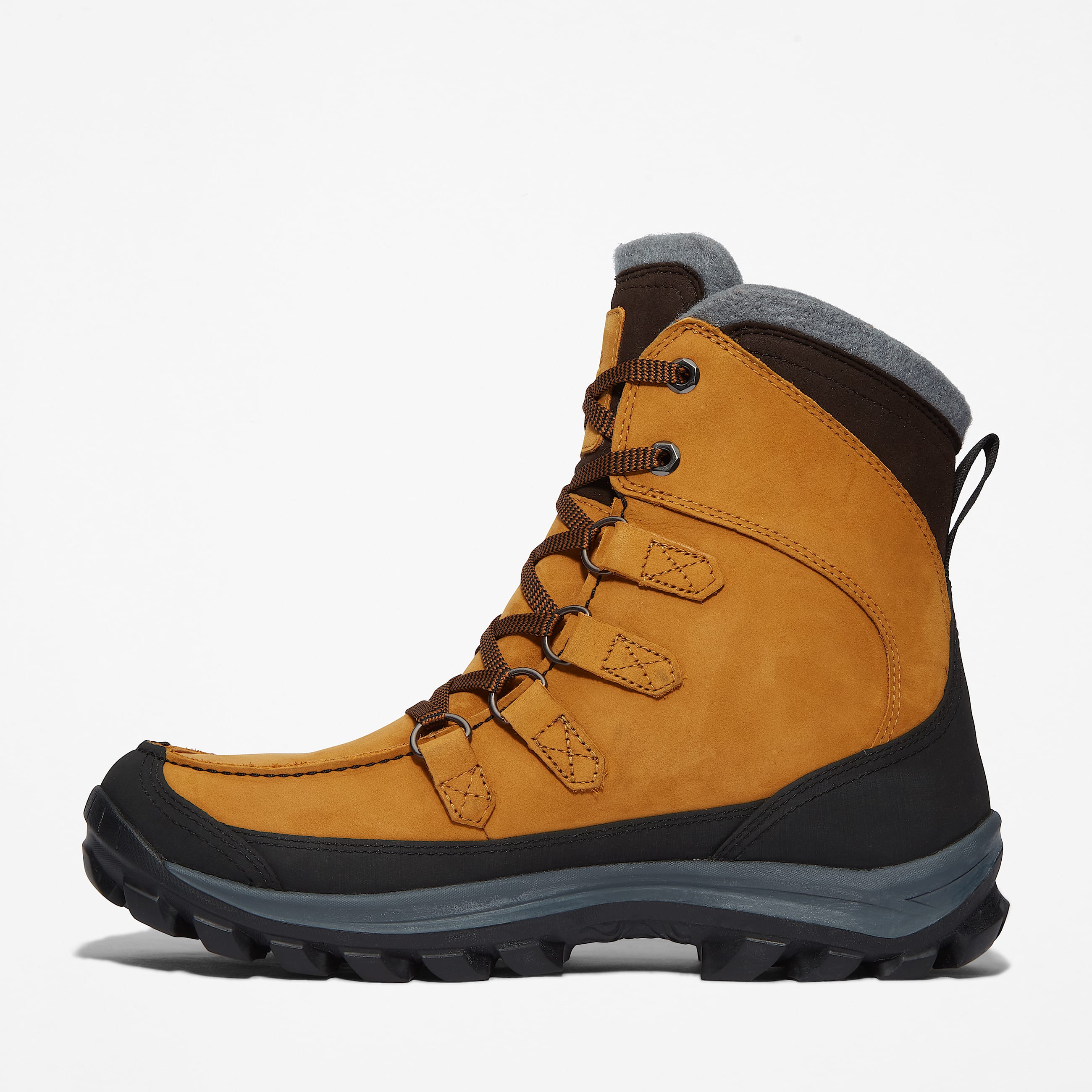 Chillberg Mid Waterproof Hiking Boot for Men in Yellow TBL Yellow ALT5