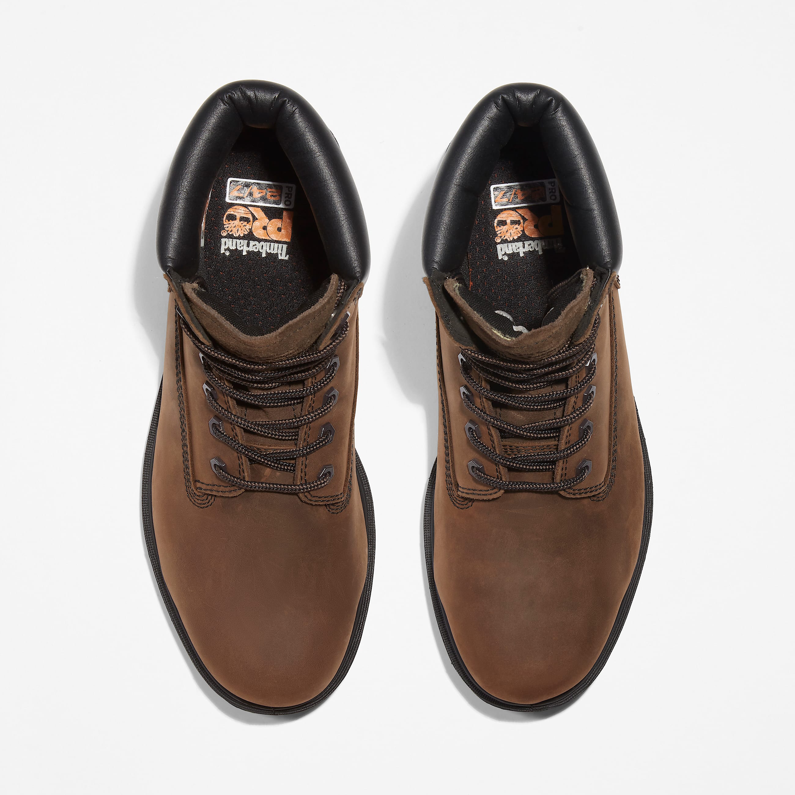 Timberland PRO Iconic Waterproof AlloyToe Work Boot for Men in Brown TBL Brown ALT2