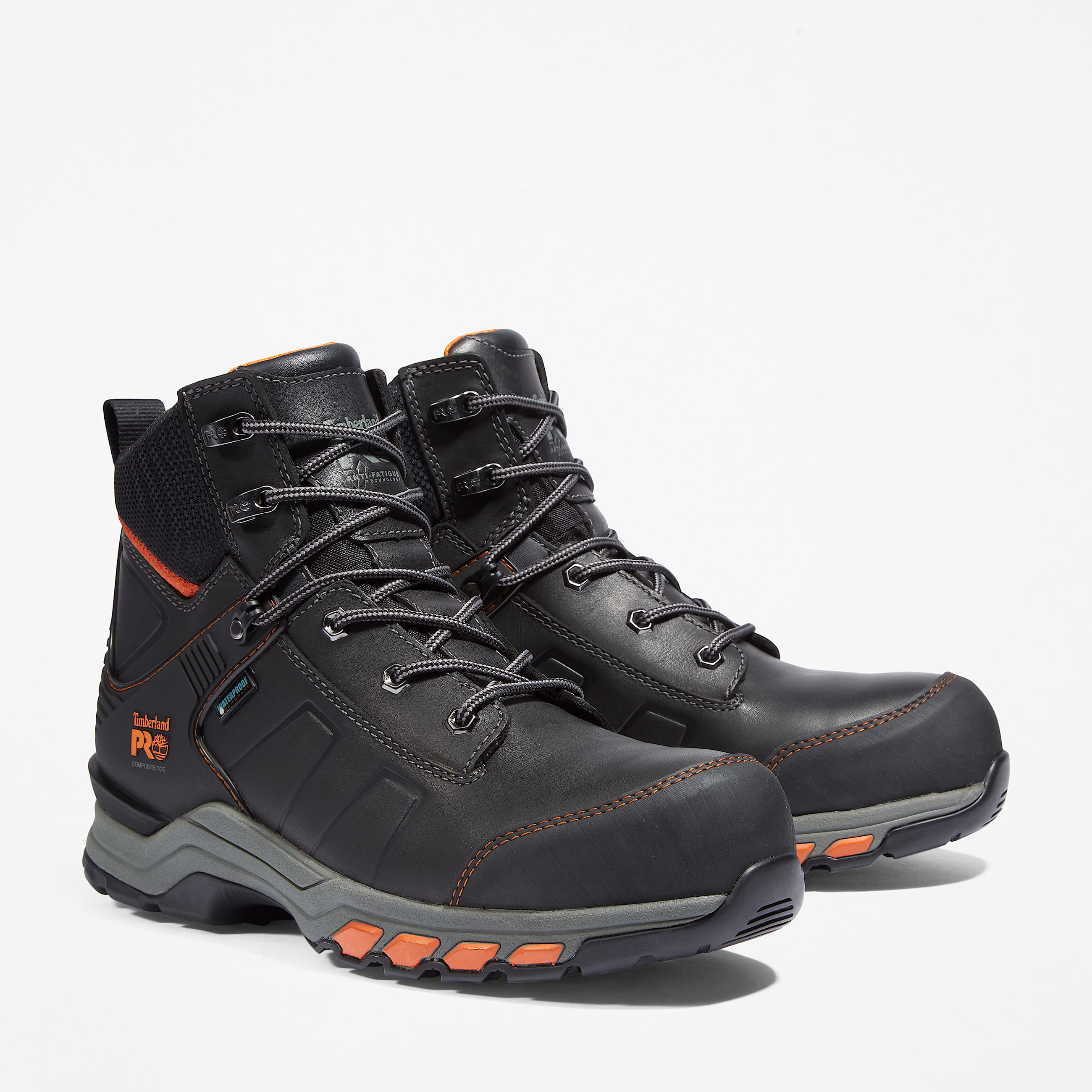 Wasserfester Timberland PRO Hypercharge 6Inch Work Boot mit Zehenschutz aus Verbundwerkstoff fr Herren in Schwarz TBL Schwarz ALT4