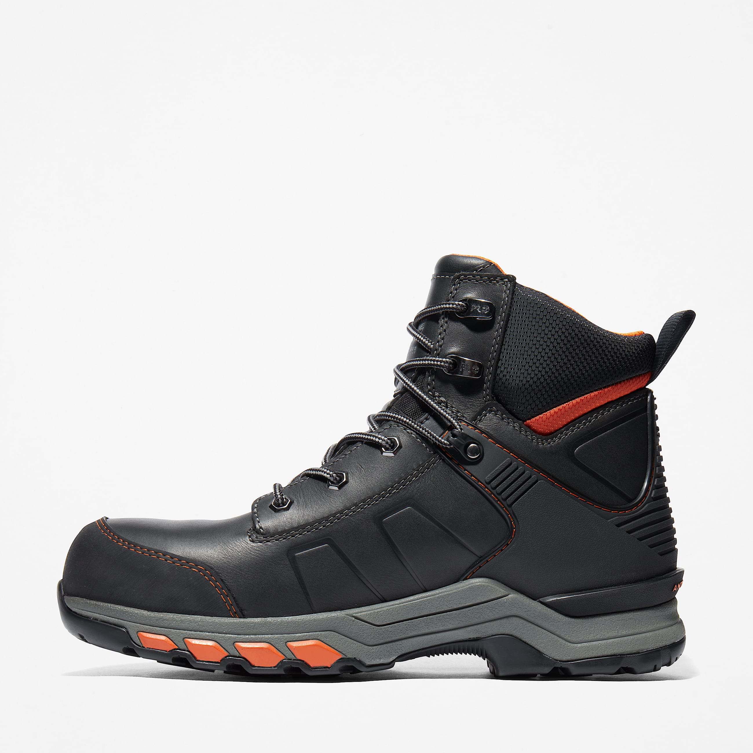 Hypercharge 6Inch Waterproof Composite Toe Work Boot for Men in Black TBL Black ALT6