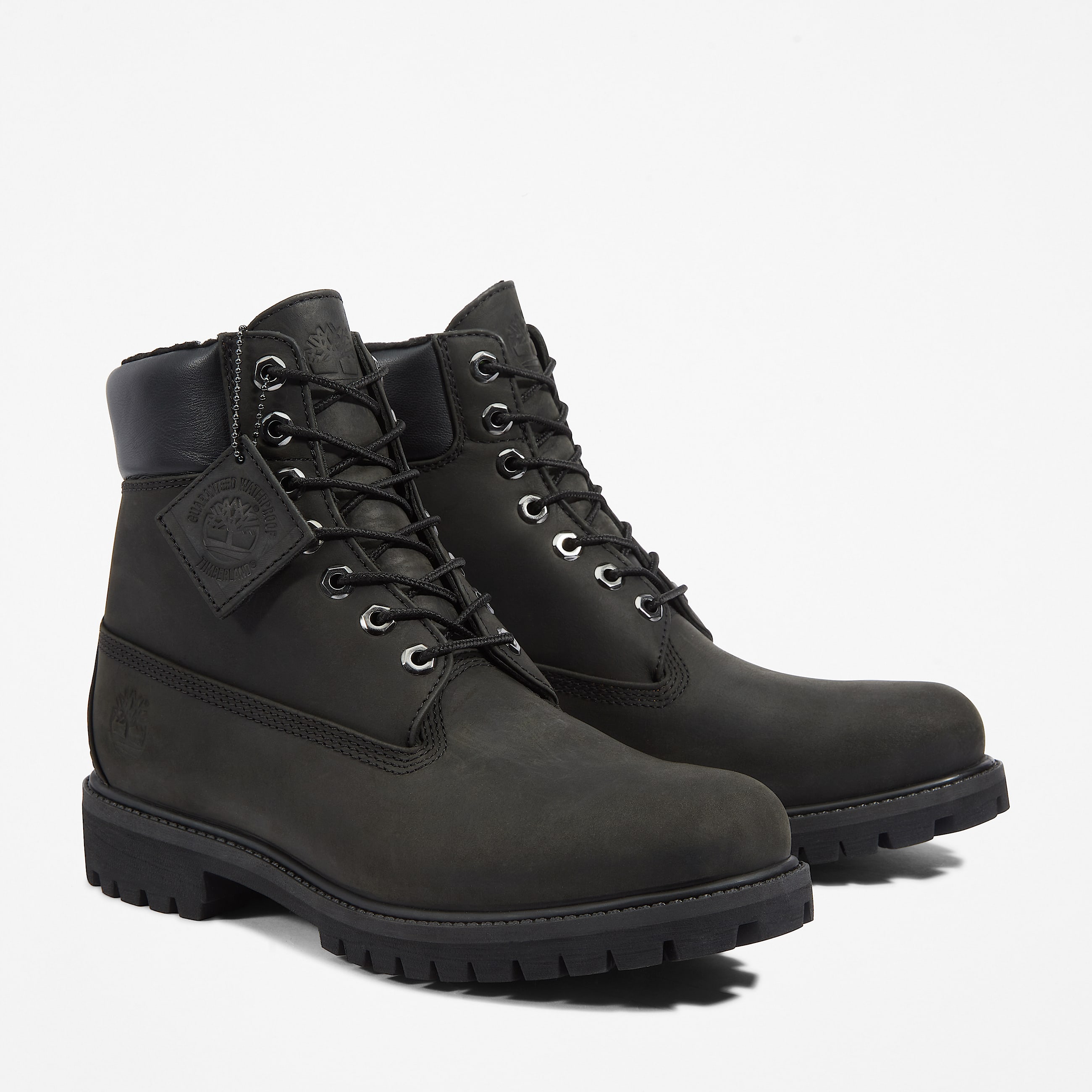 Botas impermeables Timberland Premium 6Inch con forro clido para hombre en negro TBL negro ALT4