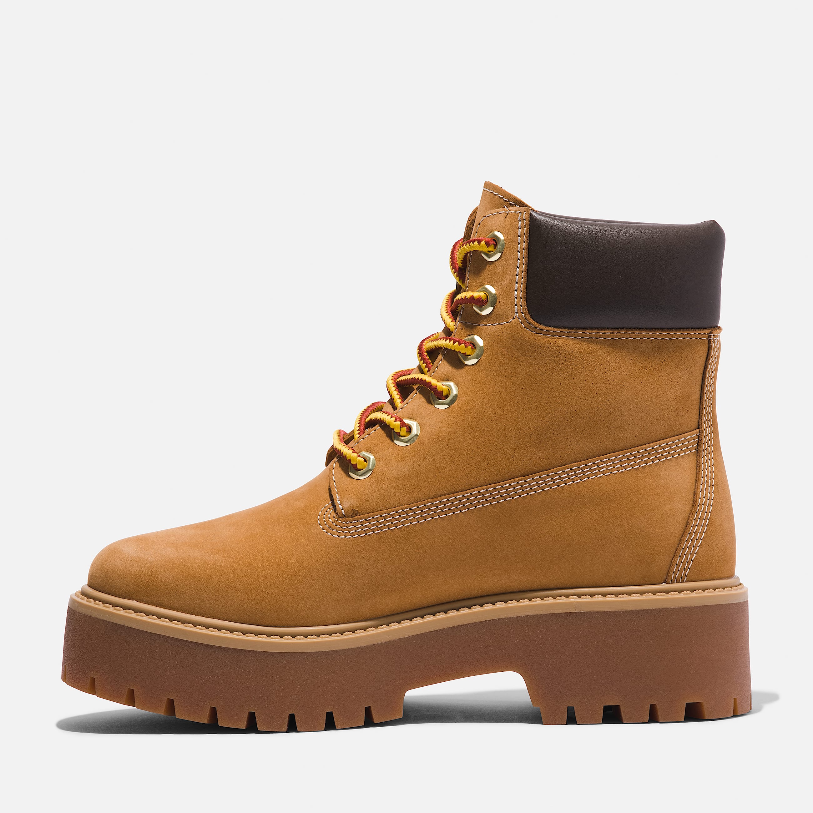 Stone Street Platform 6Inch Waterproof Boot for Women in Yellow TBL Yellow ALT6