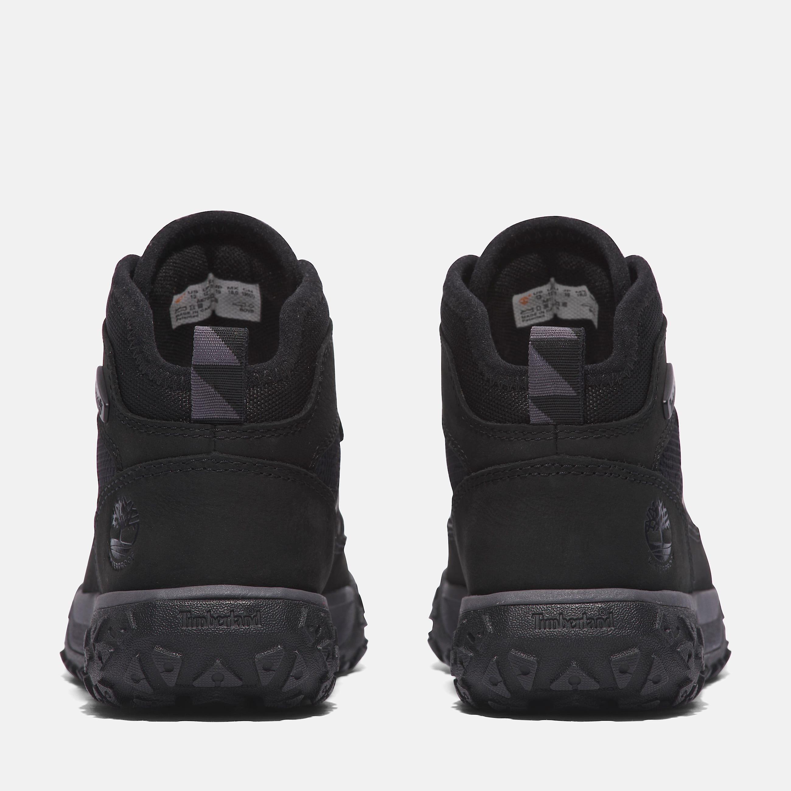 Halbhoher wasserdichter GreenStride Motion 6 Sneaker fr Kinder in Schwarz TBL Schwarz ALT5
