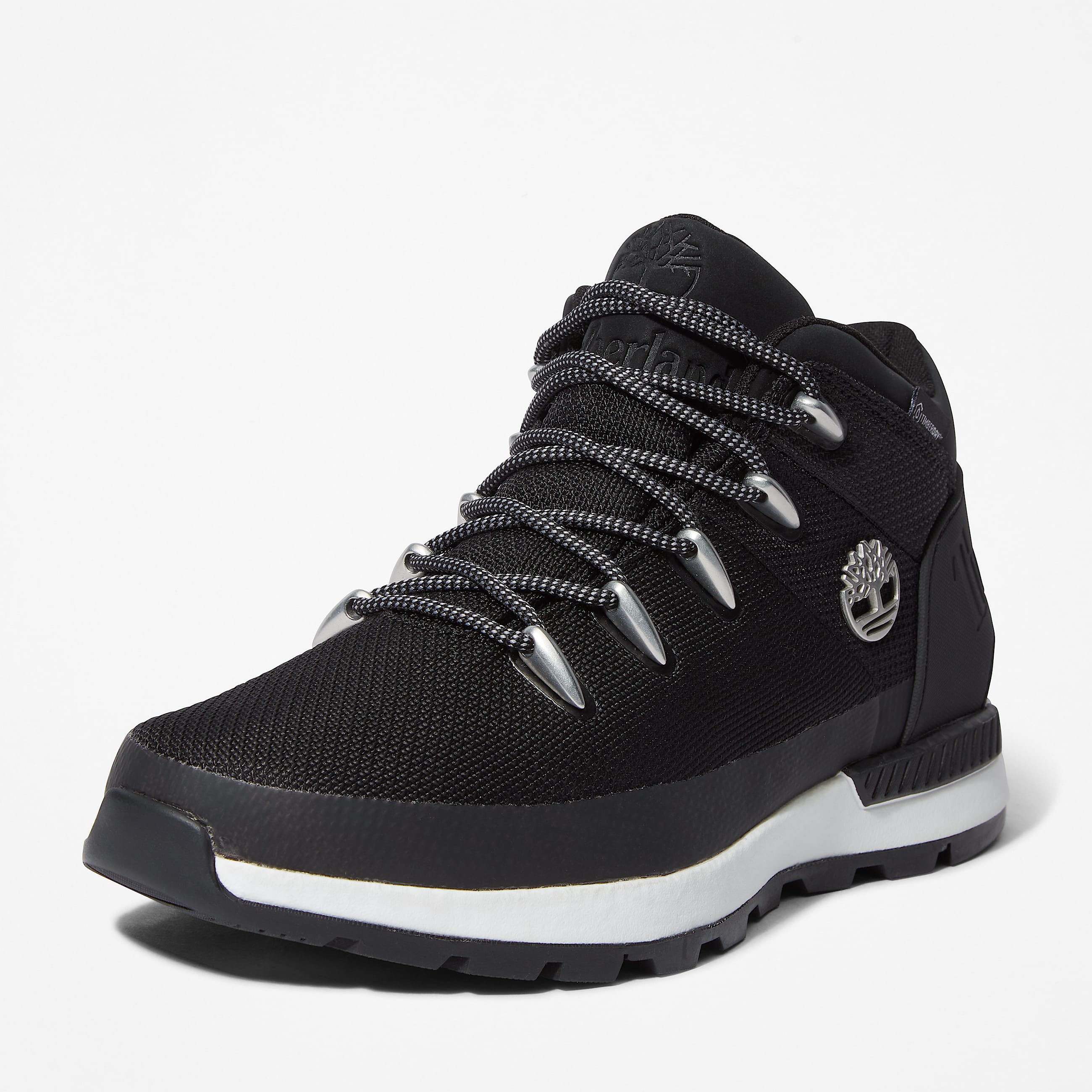 Sprint Trekker Mid Waterproof Trainer for Men in Black TBL Black ALT9