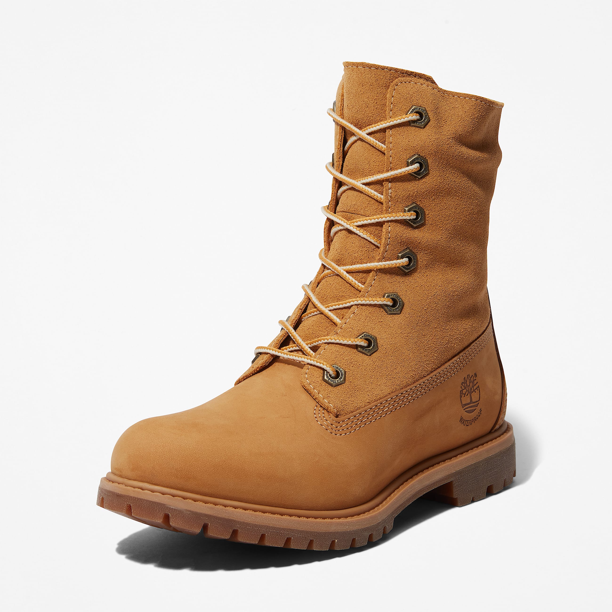 Timberland WarmLined Waterproof RollTop Boot for Women in Yellow TBL Yellow ALT9