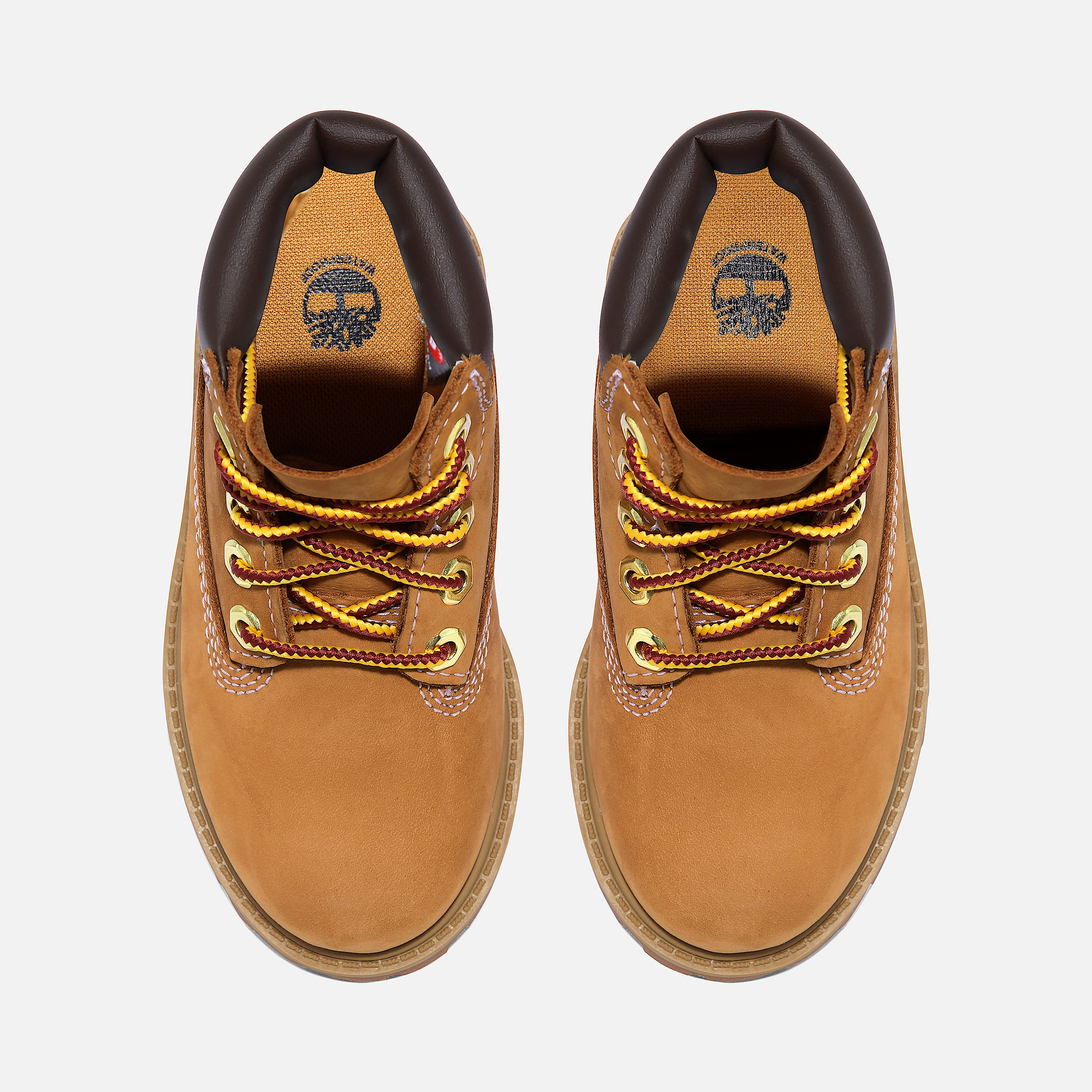 Timberland Premium 6Inch Waterproof Boot for Toddler in Yellow TBL Yellow ALT2