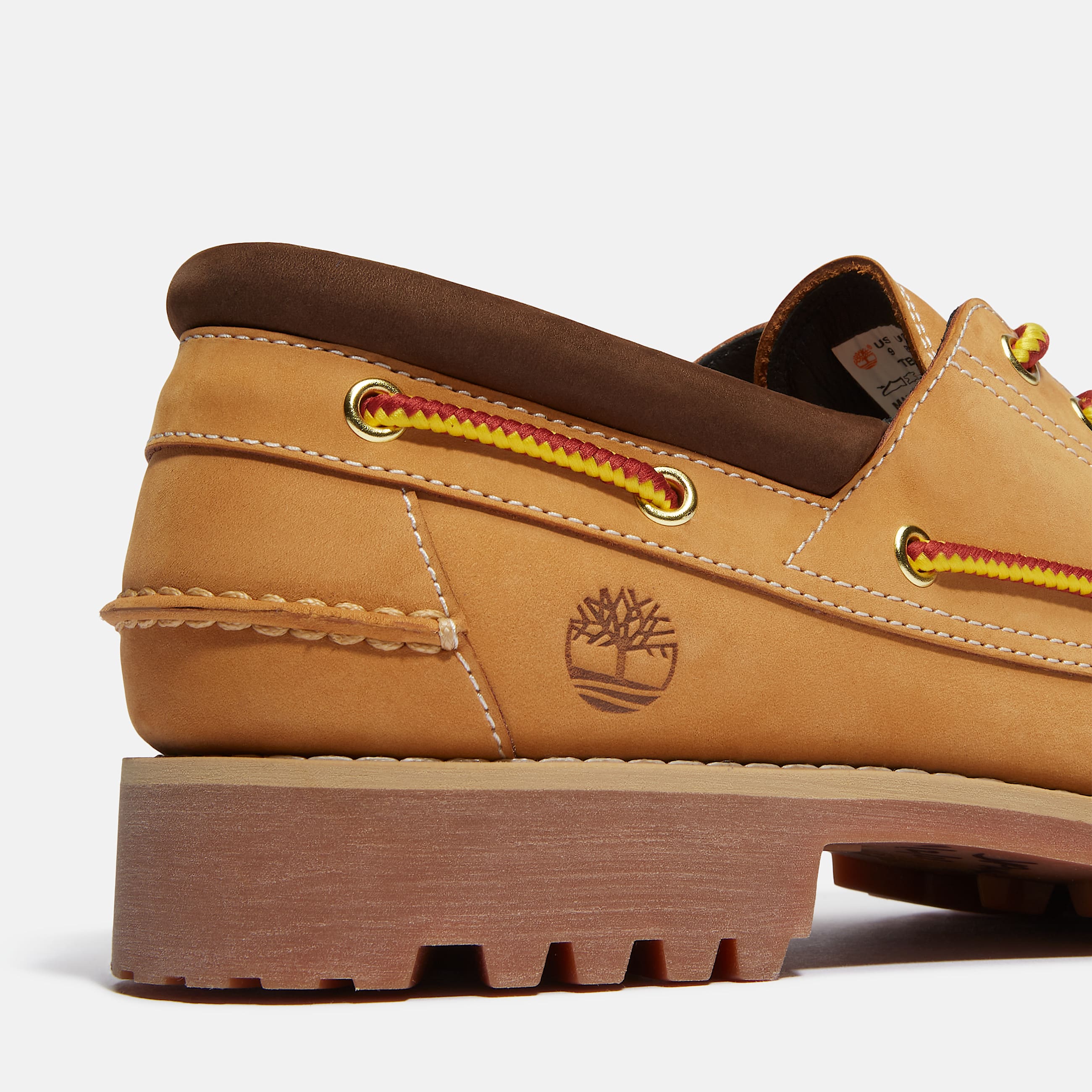 Chaussure bateau  3 illets Authentic Timberland pour homme en jaune TBL jaune ALT7