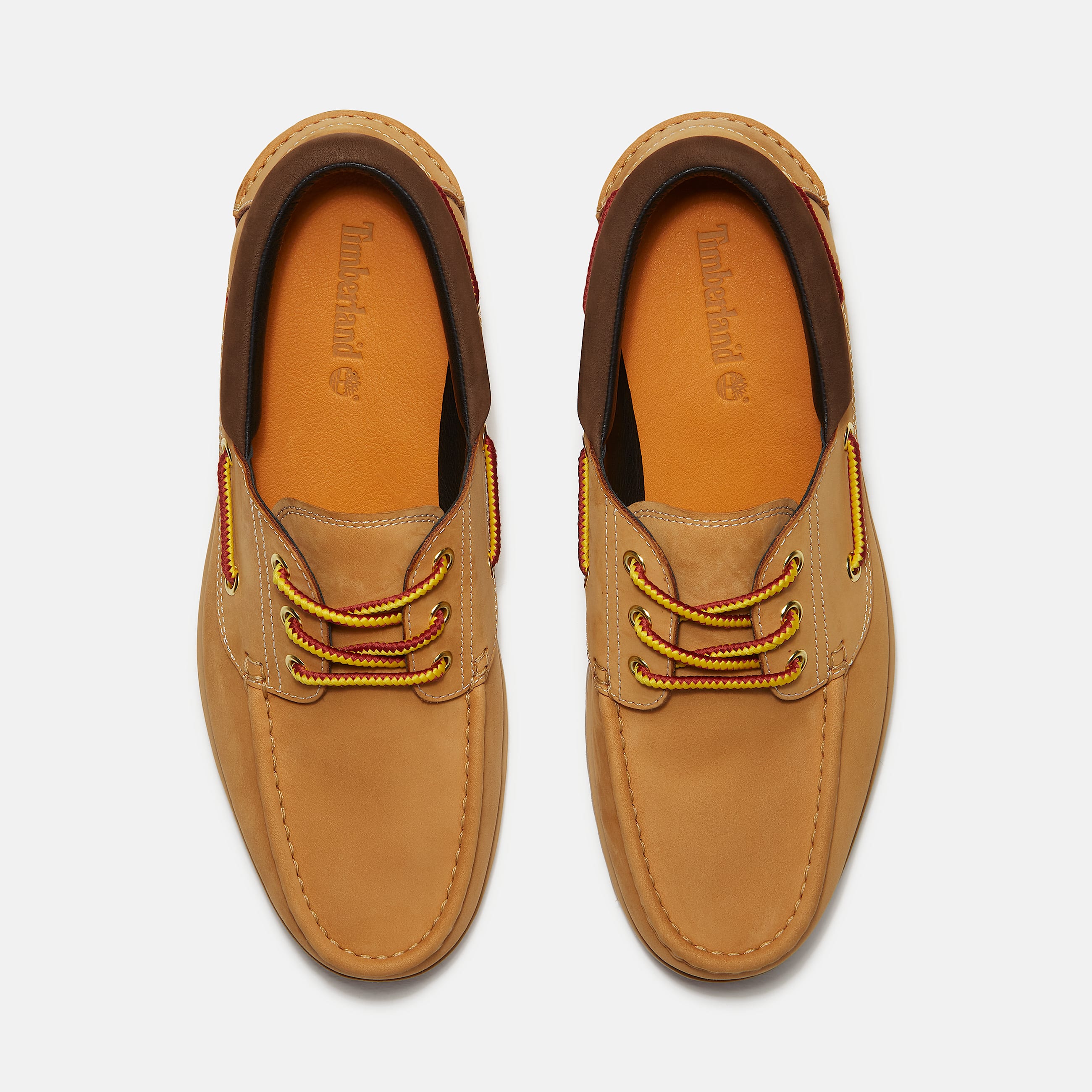 Chaussure bateau  3 illets Authentic Timberland pour homme en jaune TBL jaune ALT2