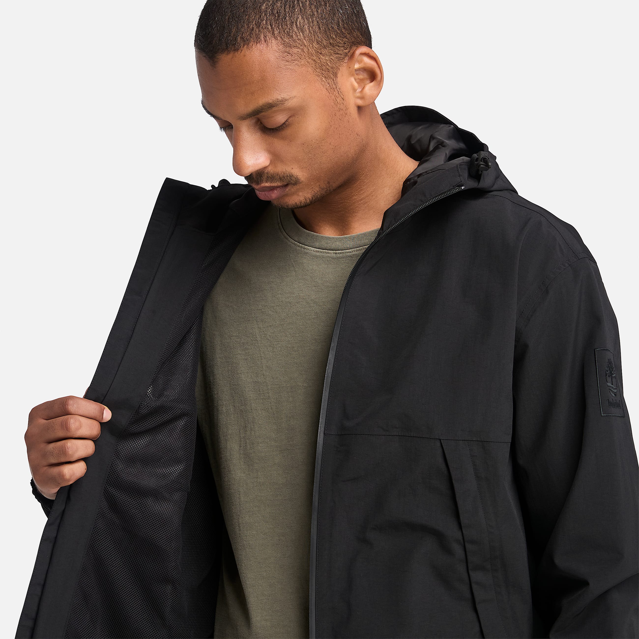 Parka impermable Winnick pour homme en noir TBL noir ALT2