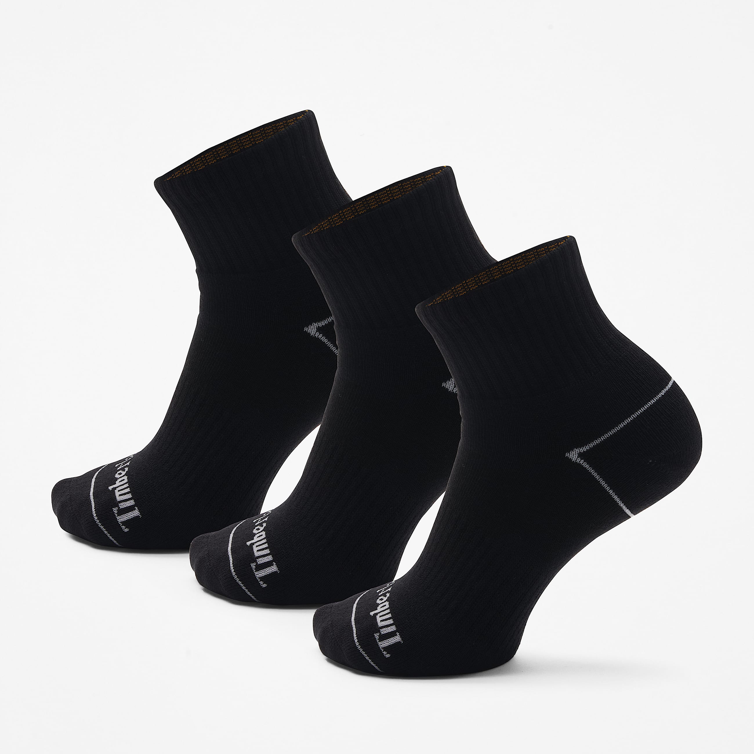 Lot de 3 paires de chaussettes basses Bowden entirement rembourres en noir TBL noir HERO