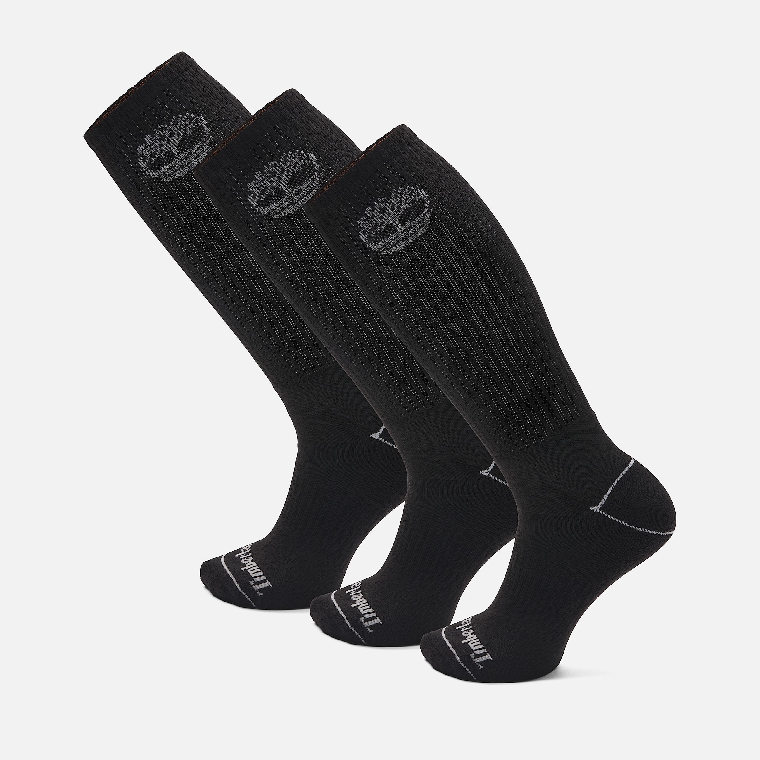 Lot de 3 paires de chaussettes rembourres avec logo arbre Bowden noir TBL noir HERO
