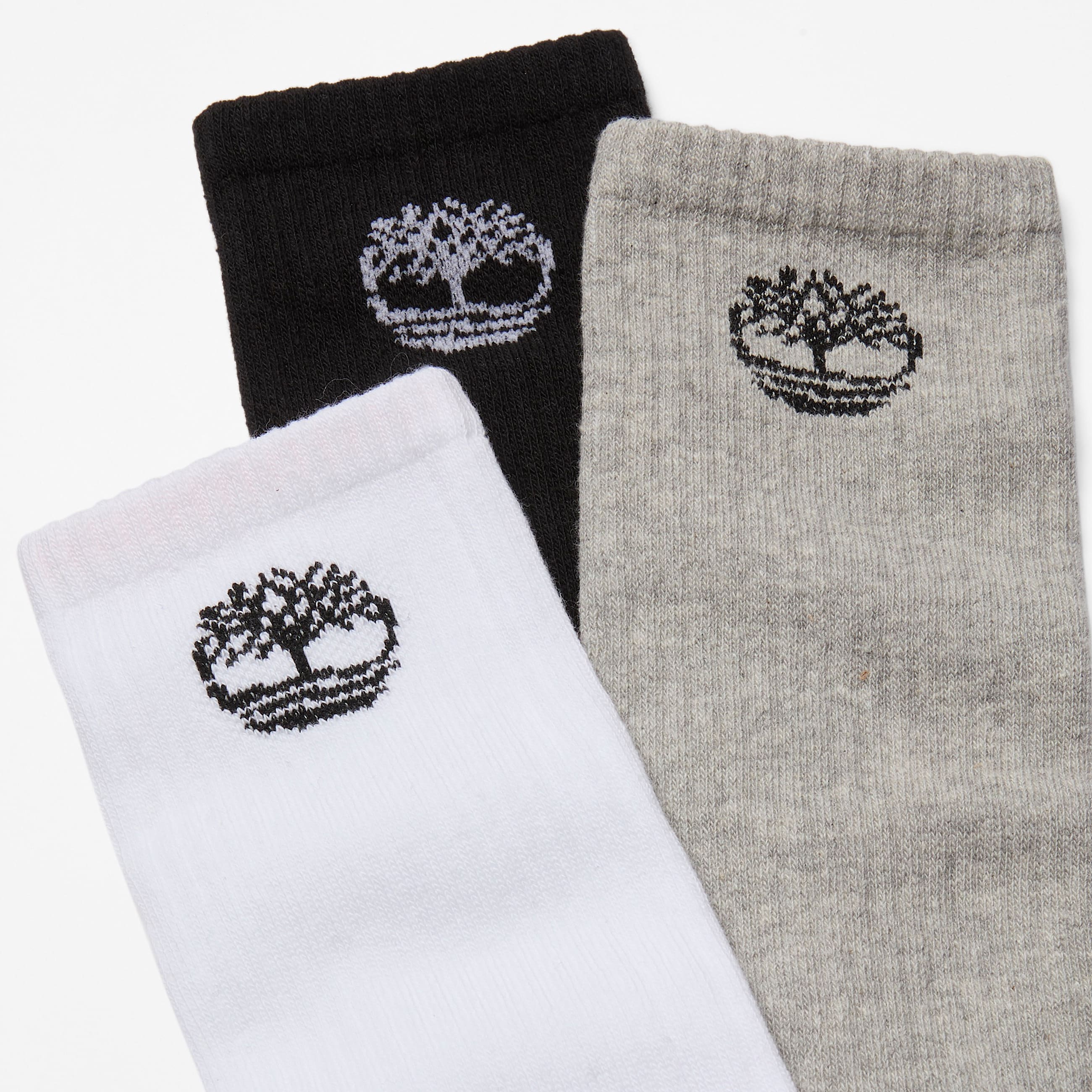 Lot de 3 paires de chaussettes rembourres avec logo arbre Bowden multicolore TBL multicolore ALT1