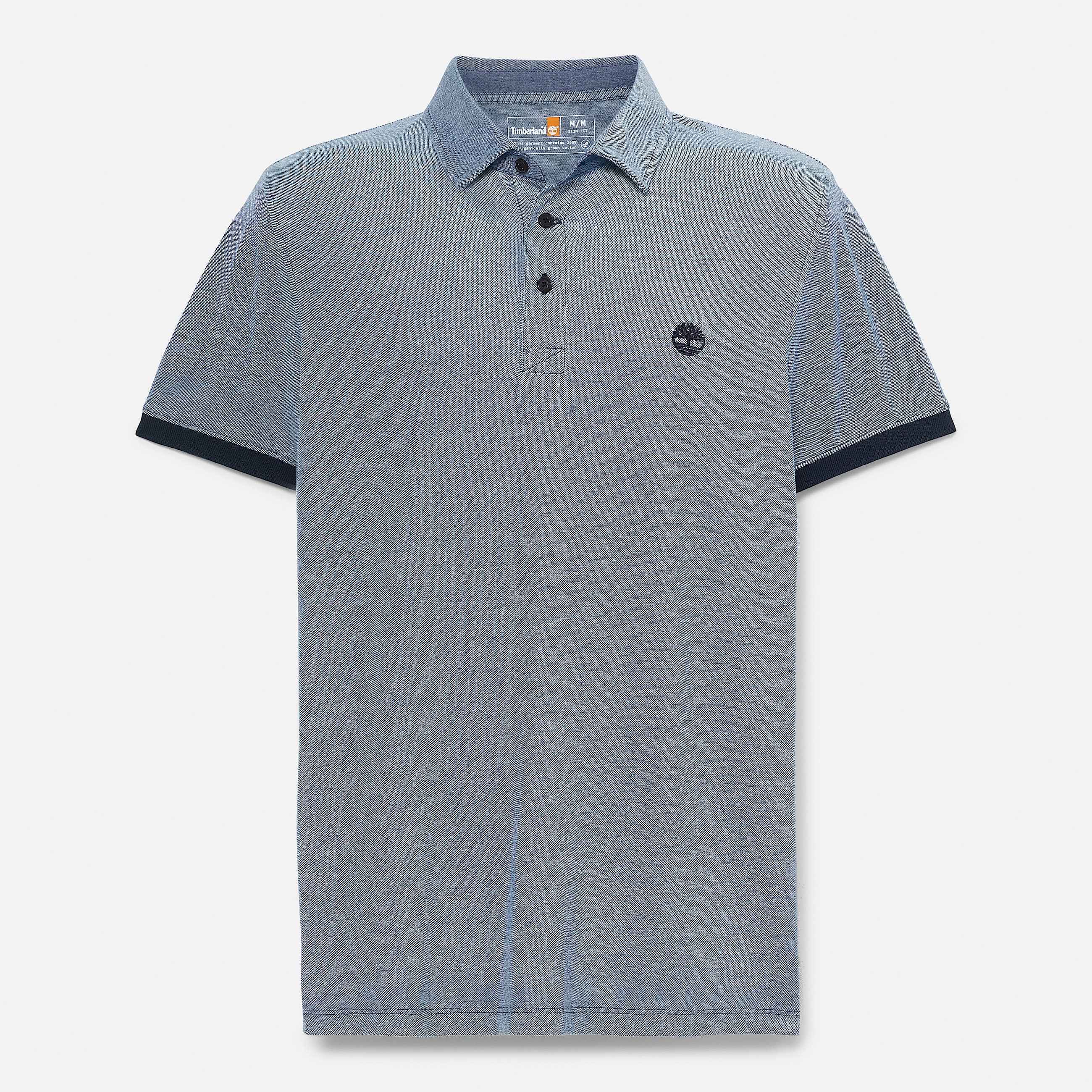 Polo Oxford  manches courtes Baboosic Brook pour homme en bleu fonc TBL bleu ALT10