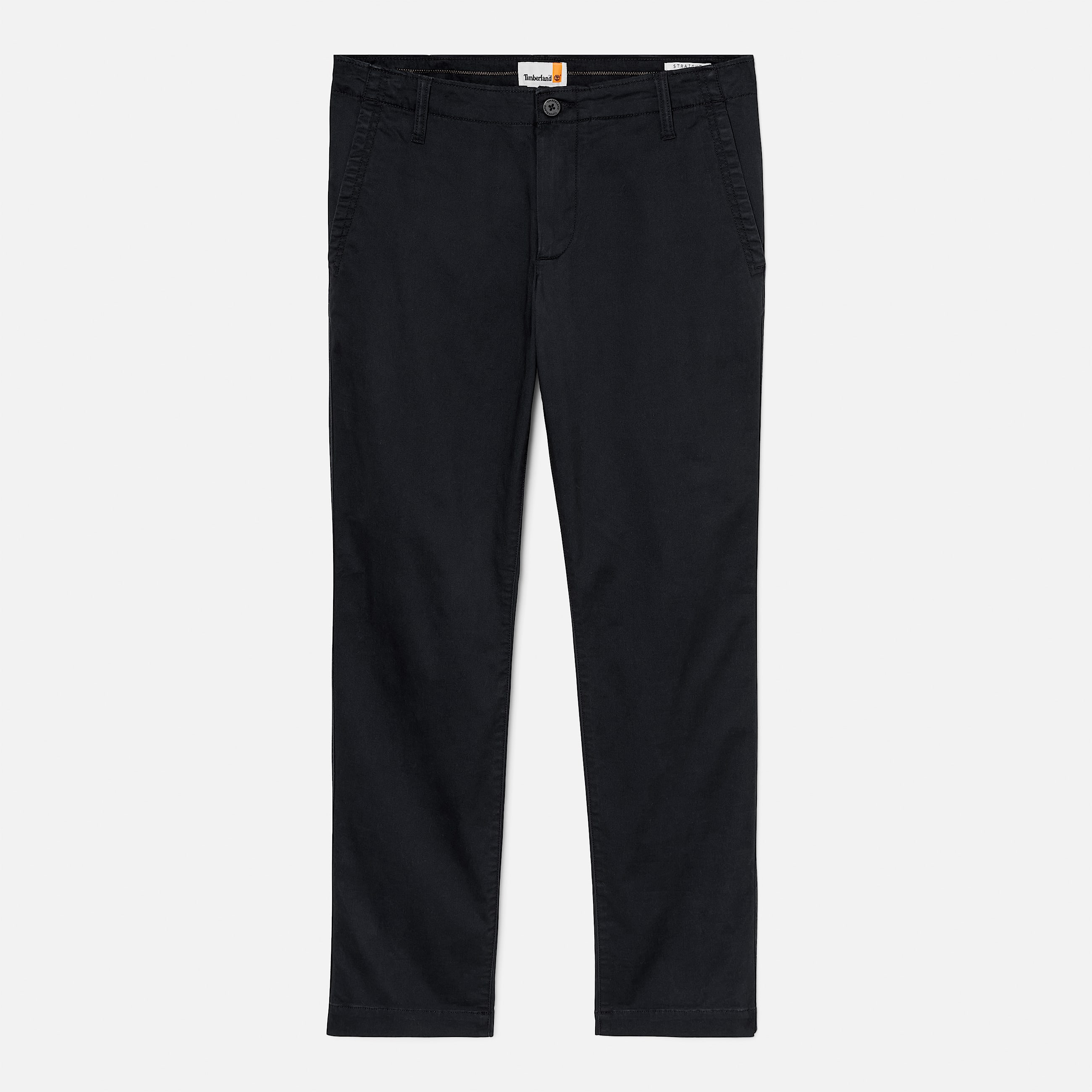 Gerade Topsfield Chinohose aus Twill fr Herren in Schwarz TBL Schwarz ALT10